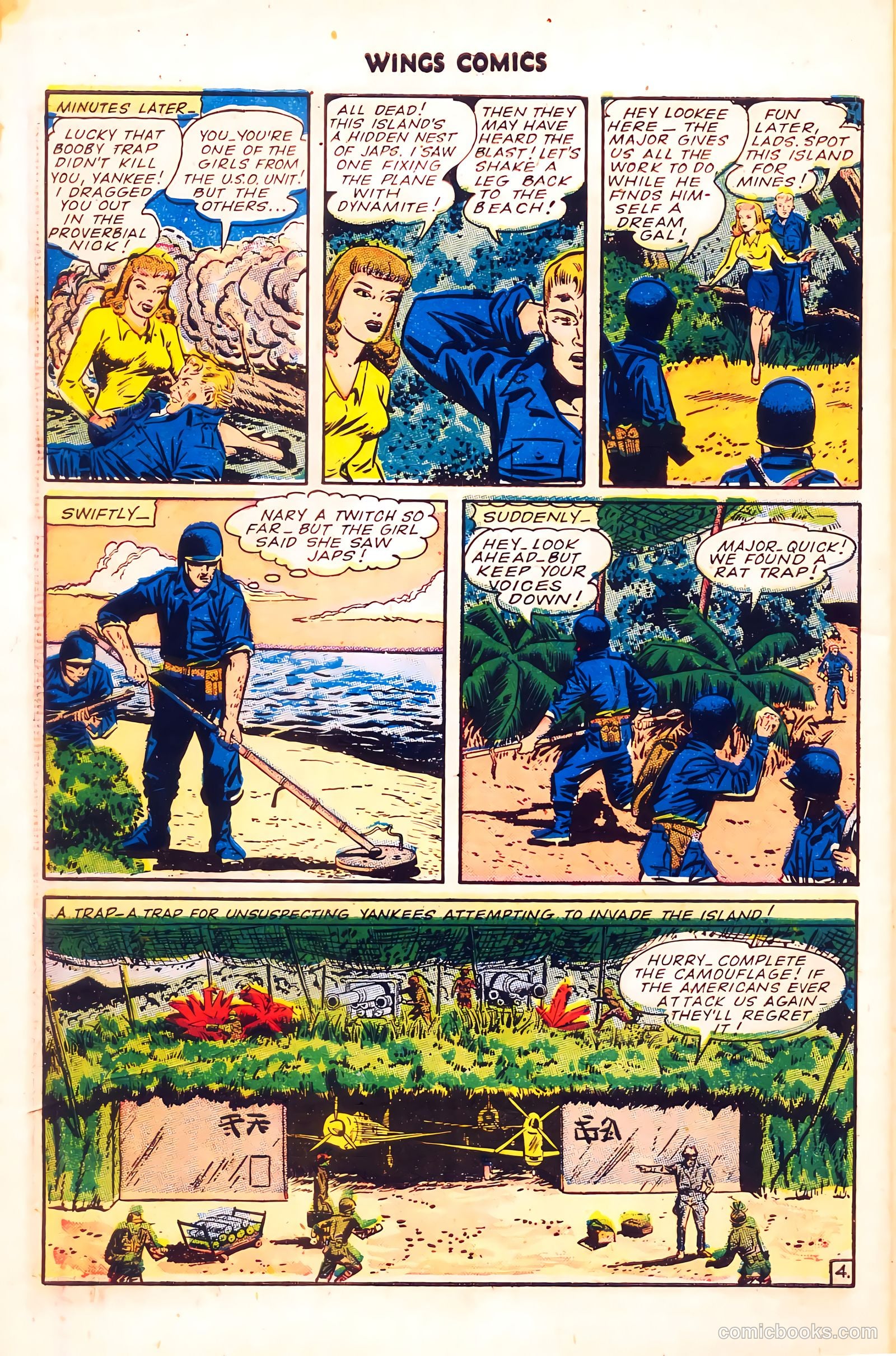Wings Comics #56 (1945) — page 48 of 54