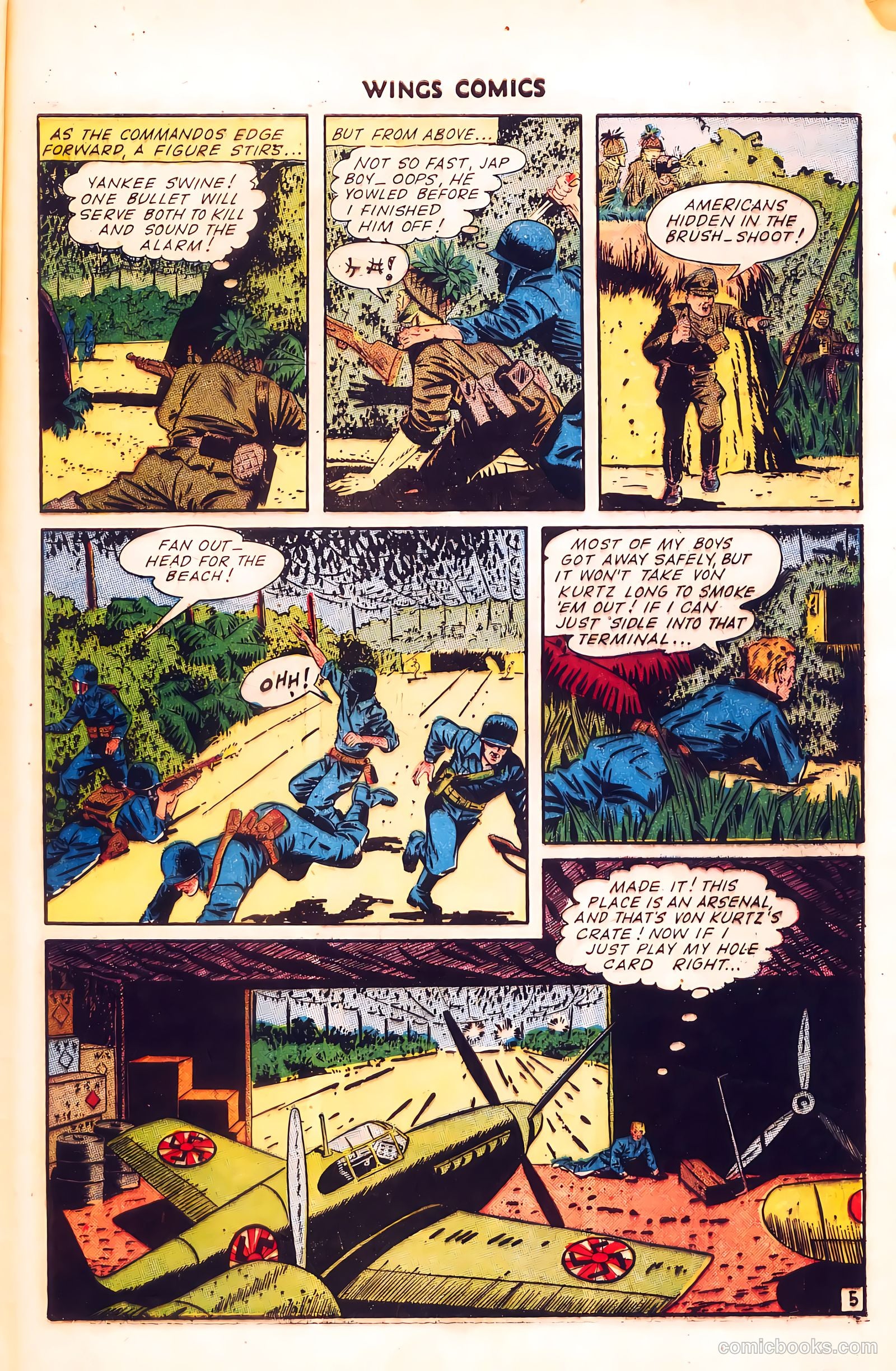 Wings Comics #56 (1945) — page 49 of 54