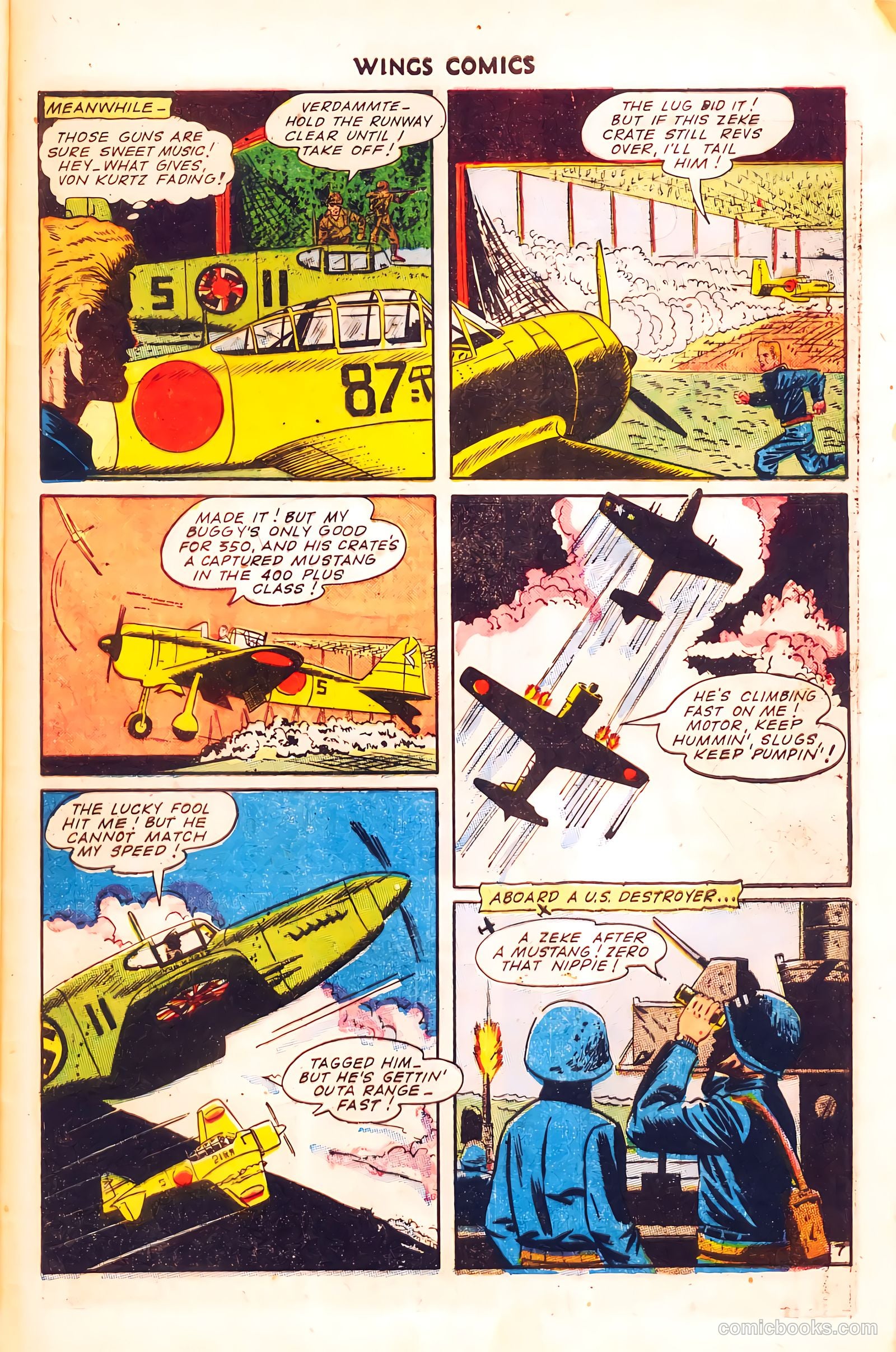 Wings Comics #56 (1945) — page 51 of 54