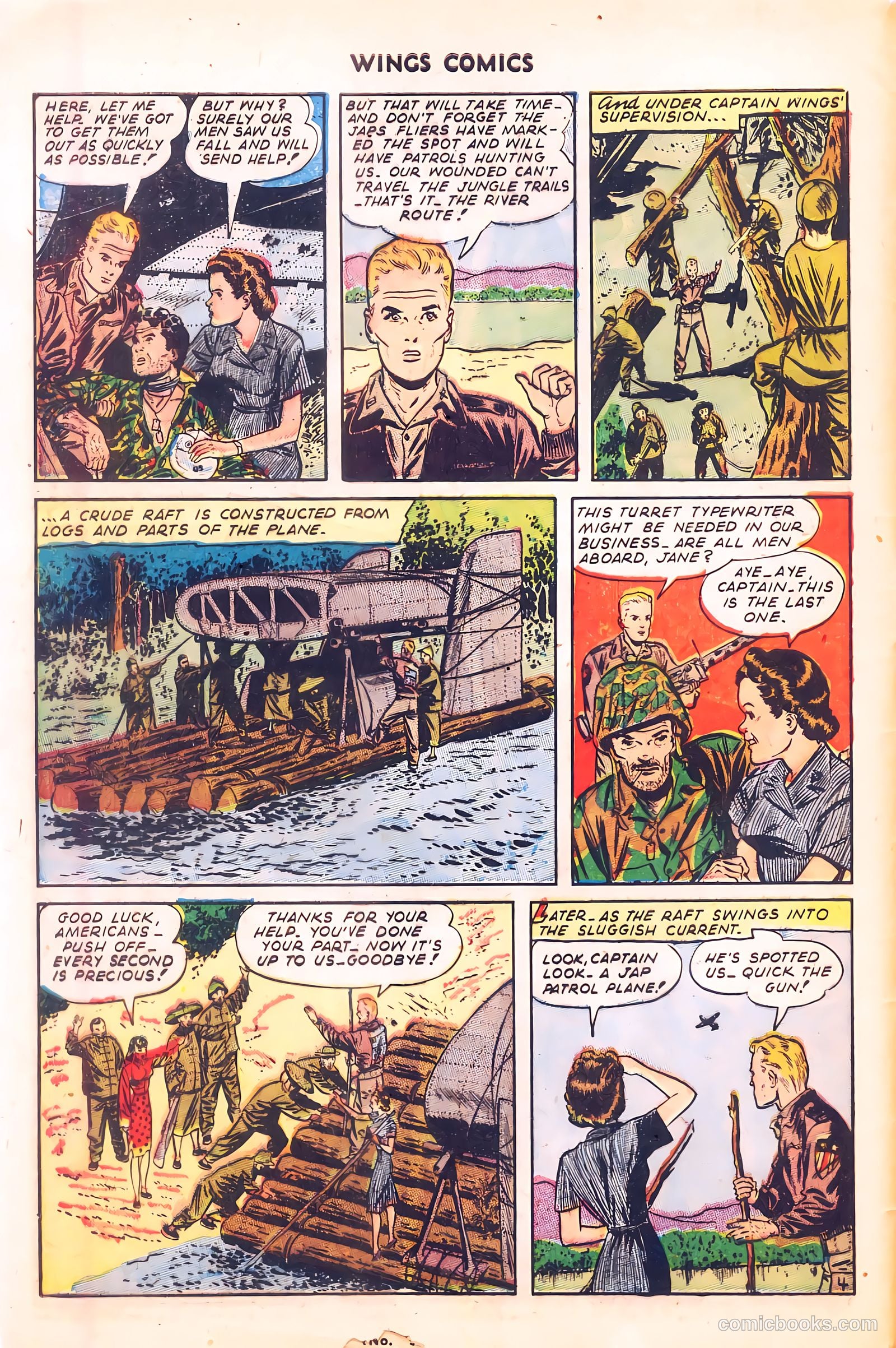 Wings Comics #57 (1945) — page 6 of 53