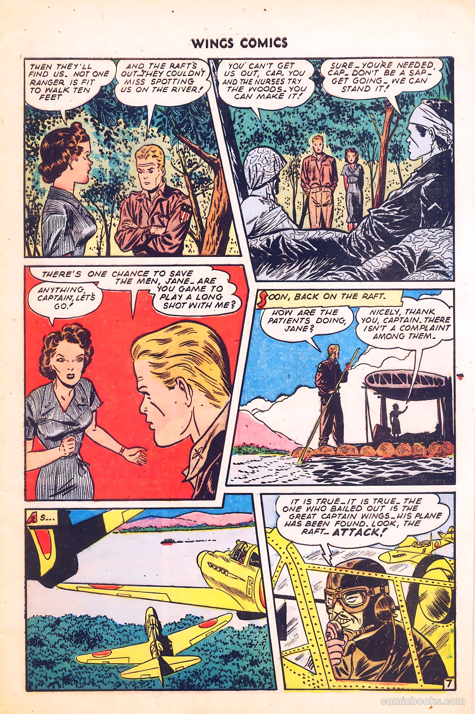 Wings Comics #57 (1945) — page 9 of 53