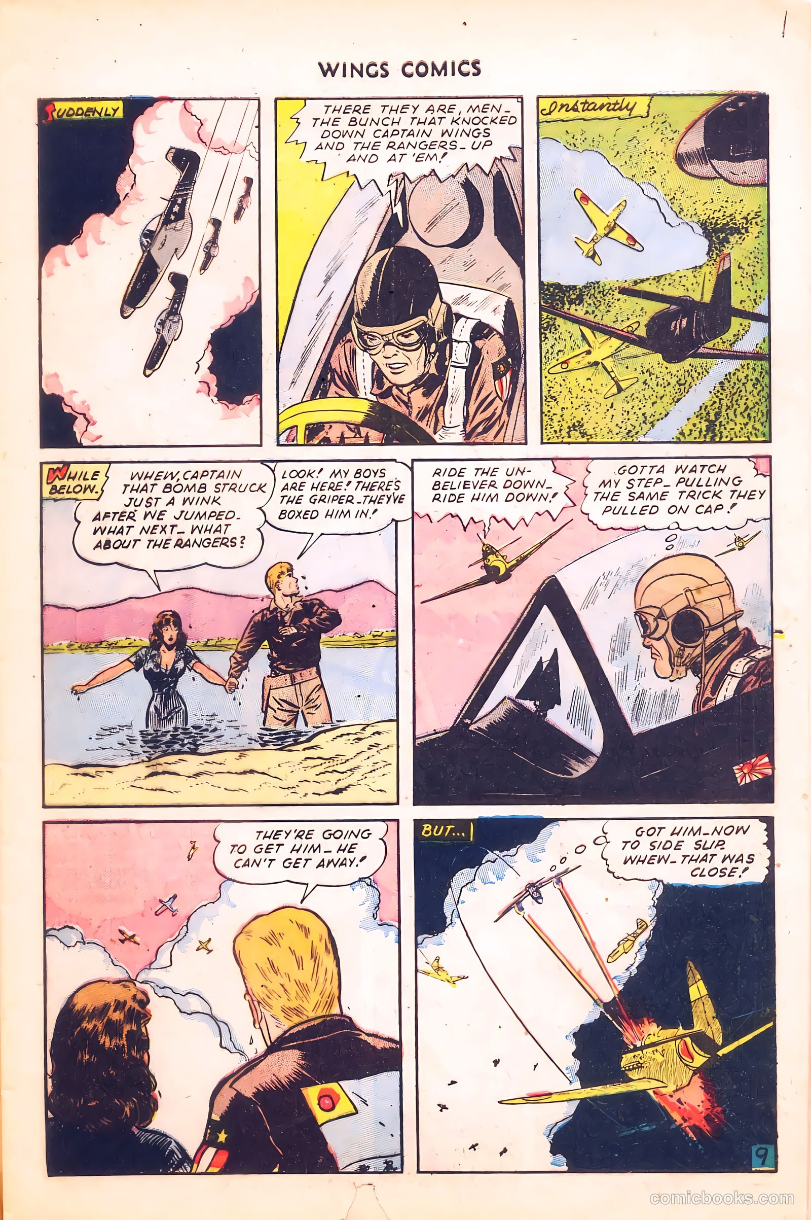 Wings Comics #57 (1945) — page 11 of 53