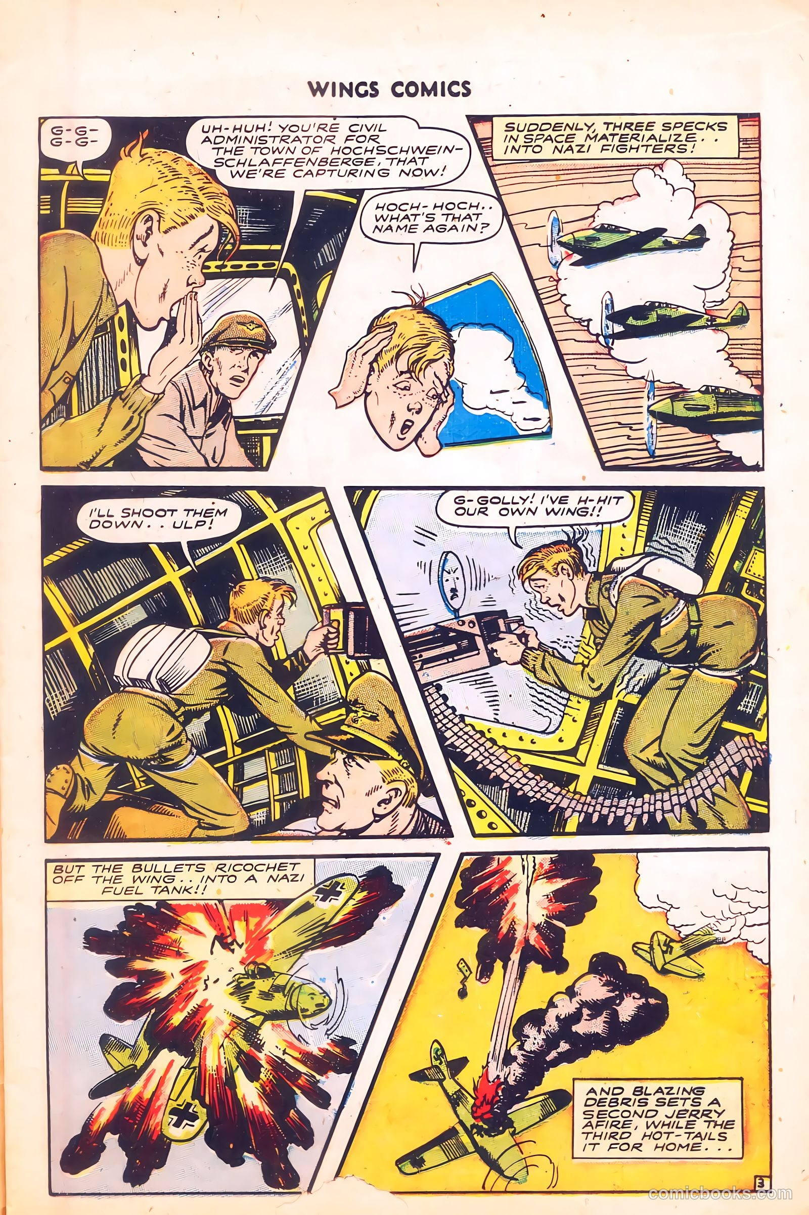 Wings Comics #57 (1945) — page 15 of 53