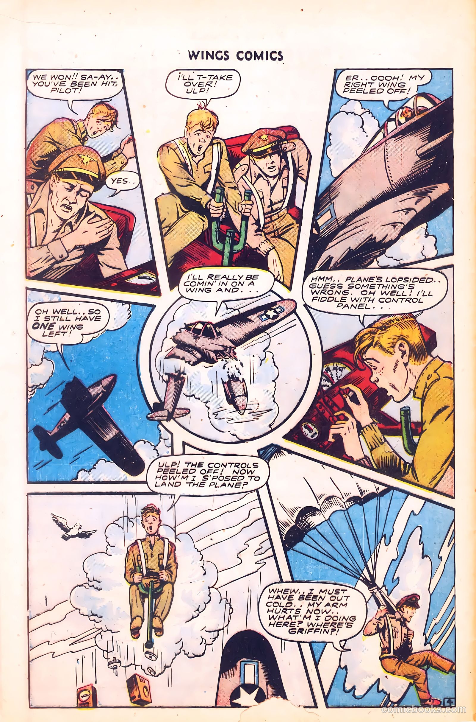 Wings Comics #57 (1945) — page 16 of 53