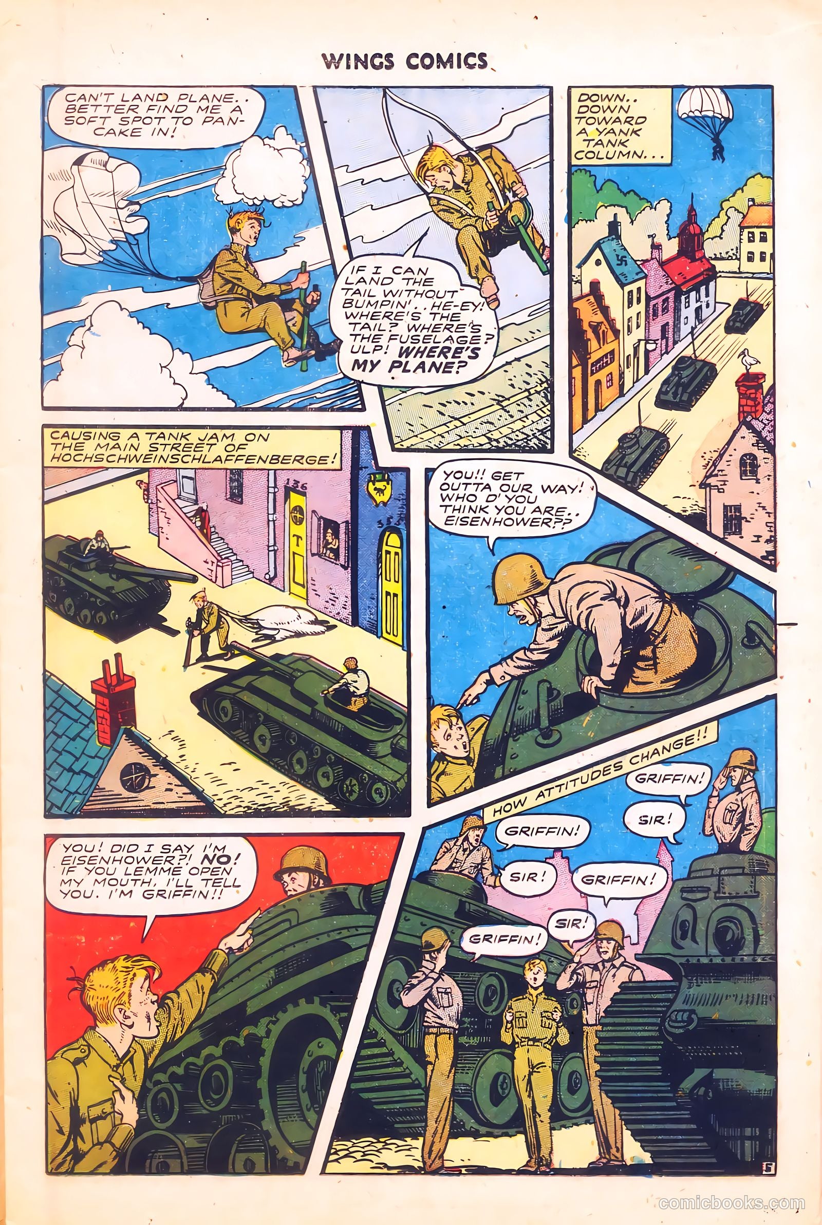 Wings Comics #57 (1945) — page 17 of 53