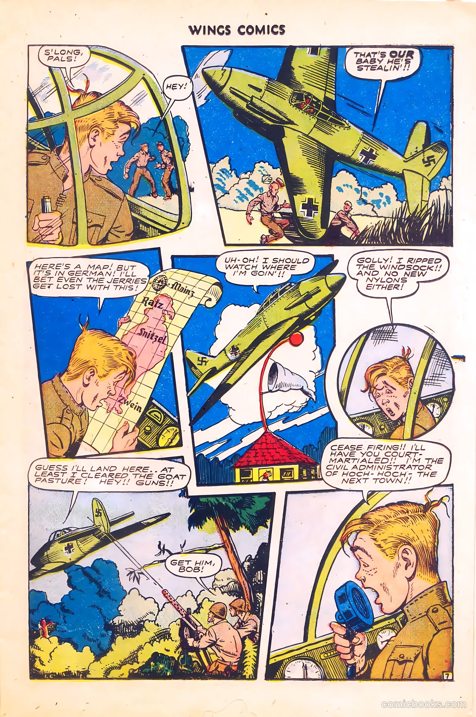 Wings Comics #57 (1945) — page 19 of 53
