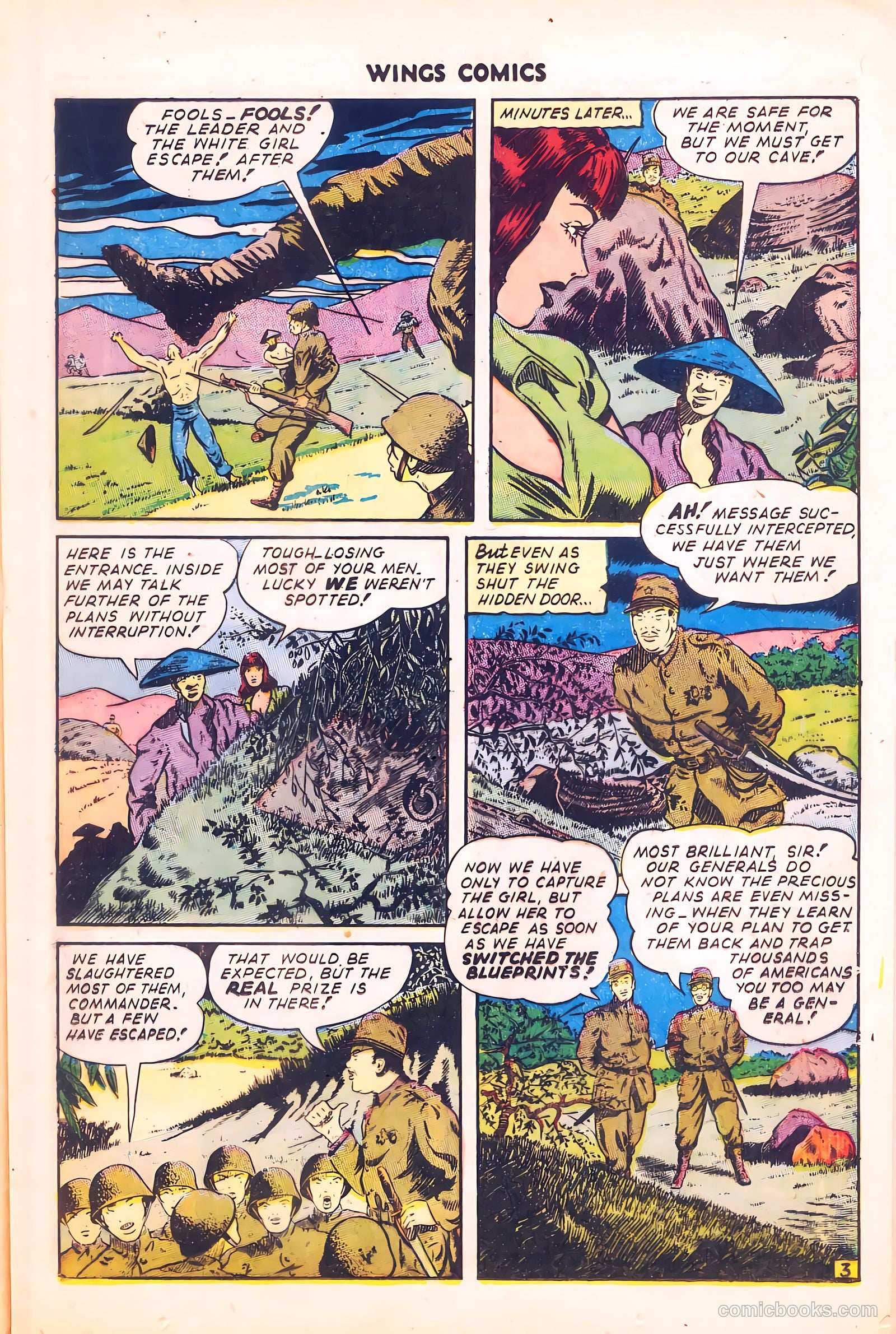 Wings Comics #57 (1945) — page 23 of 53