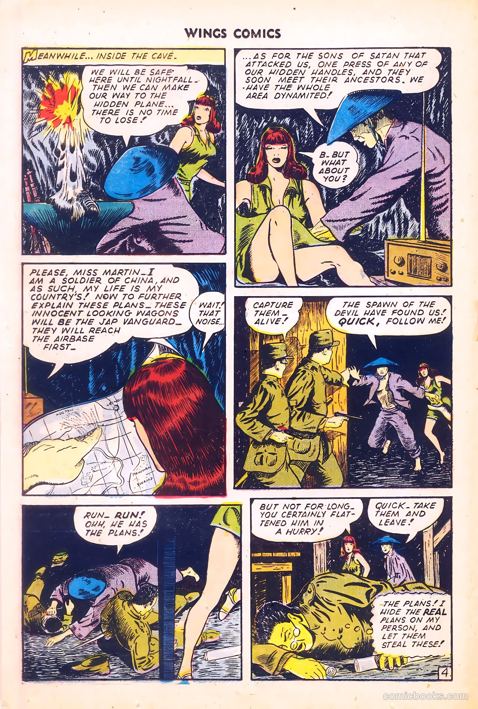 Wings Comics #57 (1945) — page 24 of 53