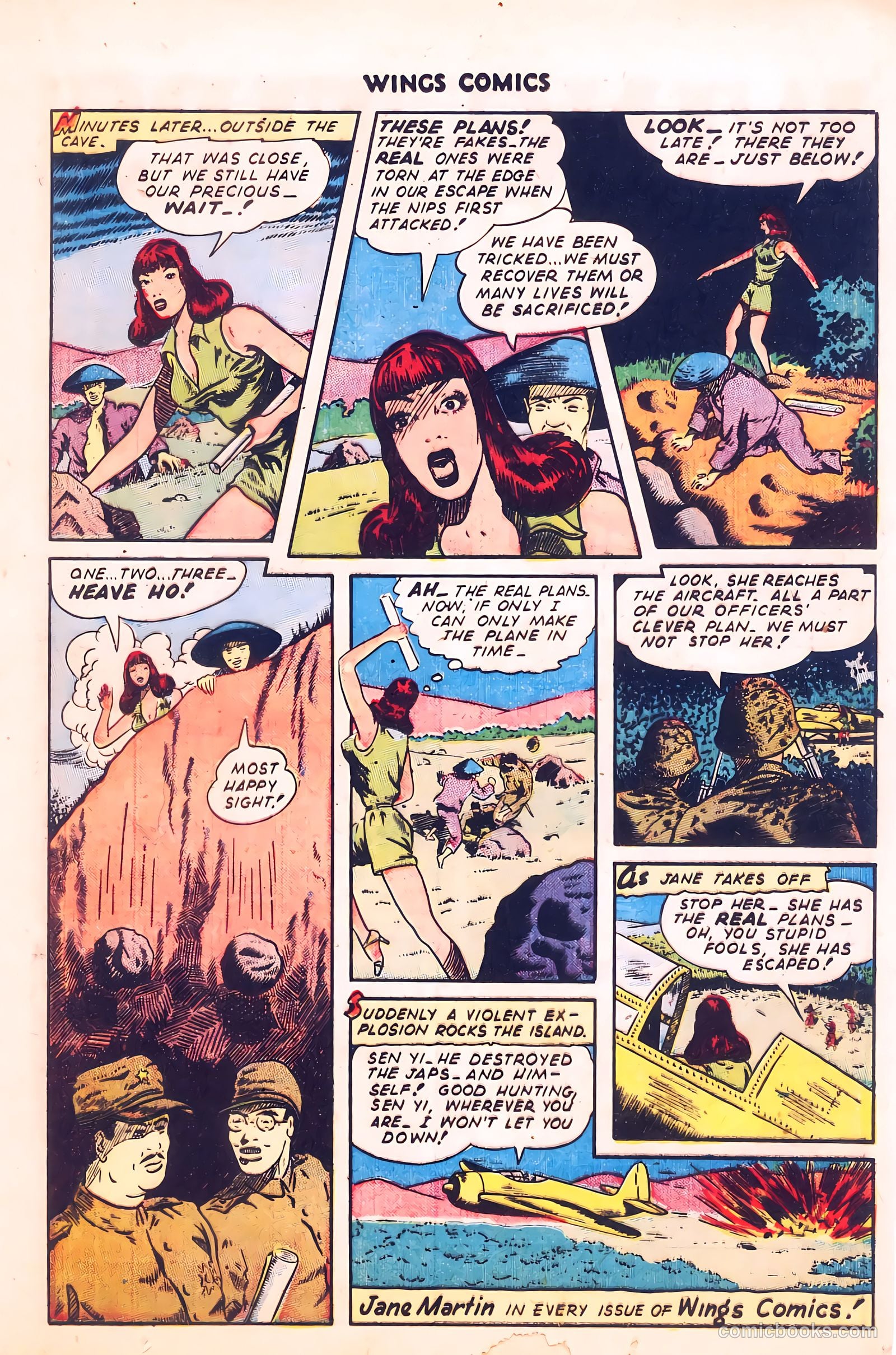 Wings Comics #57 (1945) — page 25 of 53
