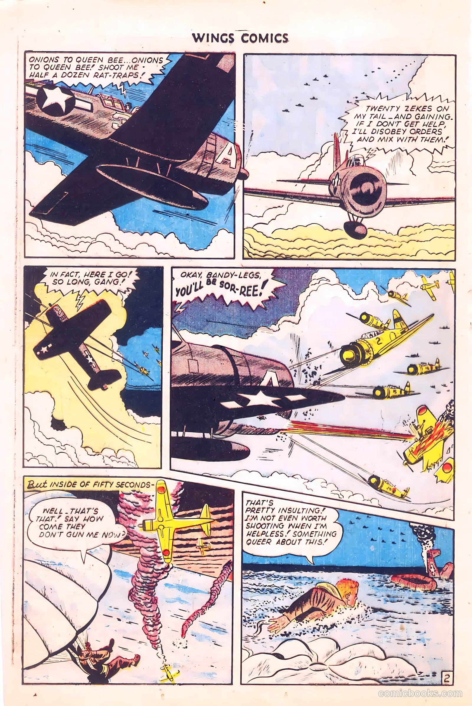 Wings Comics #57 (1945) — page 28 of 53