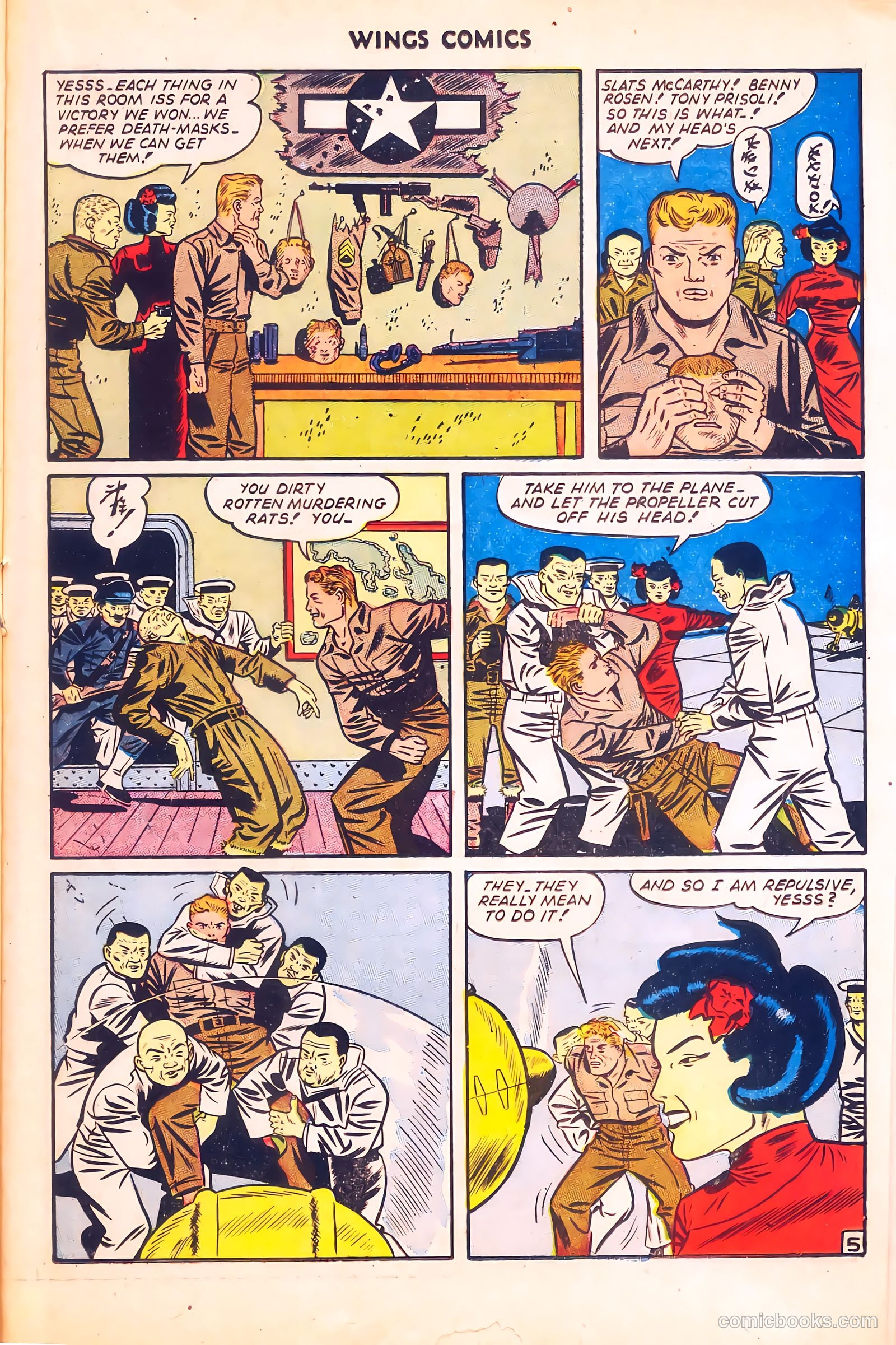Wings Comics #57 (1945) — page 31 of 53