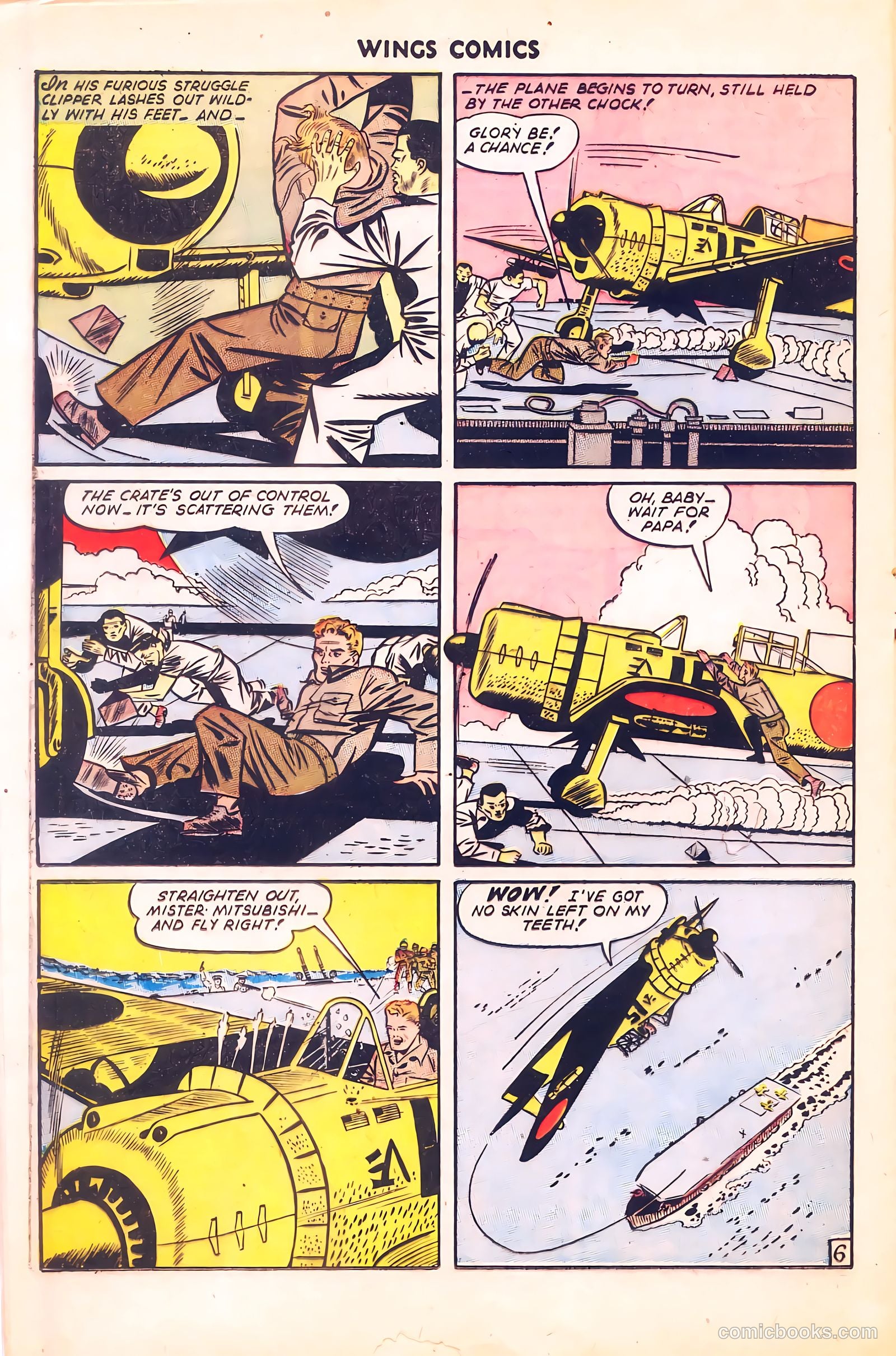 Wings Comics #57 (1945) — page 32 of 53