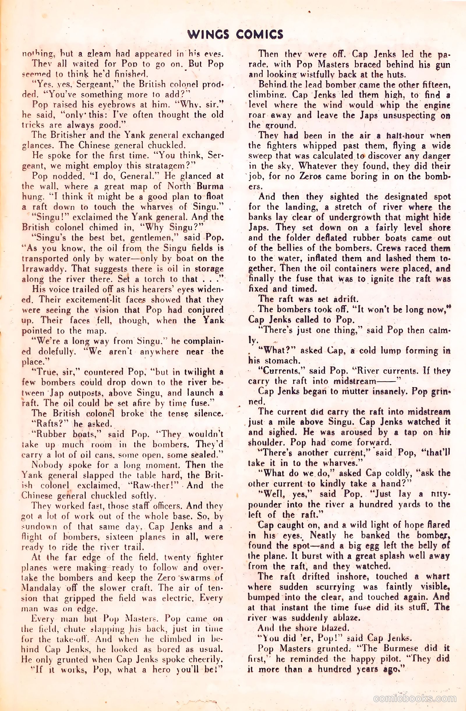 Wings Comics #57 (1945) — page 35 of 53