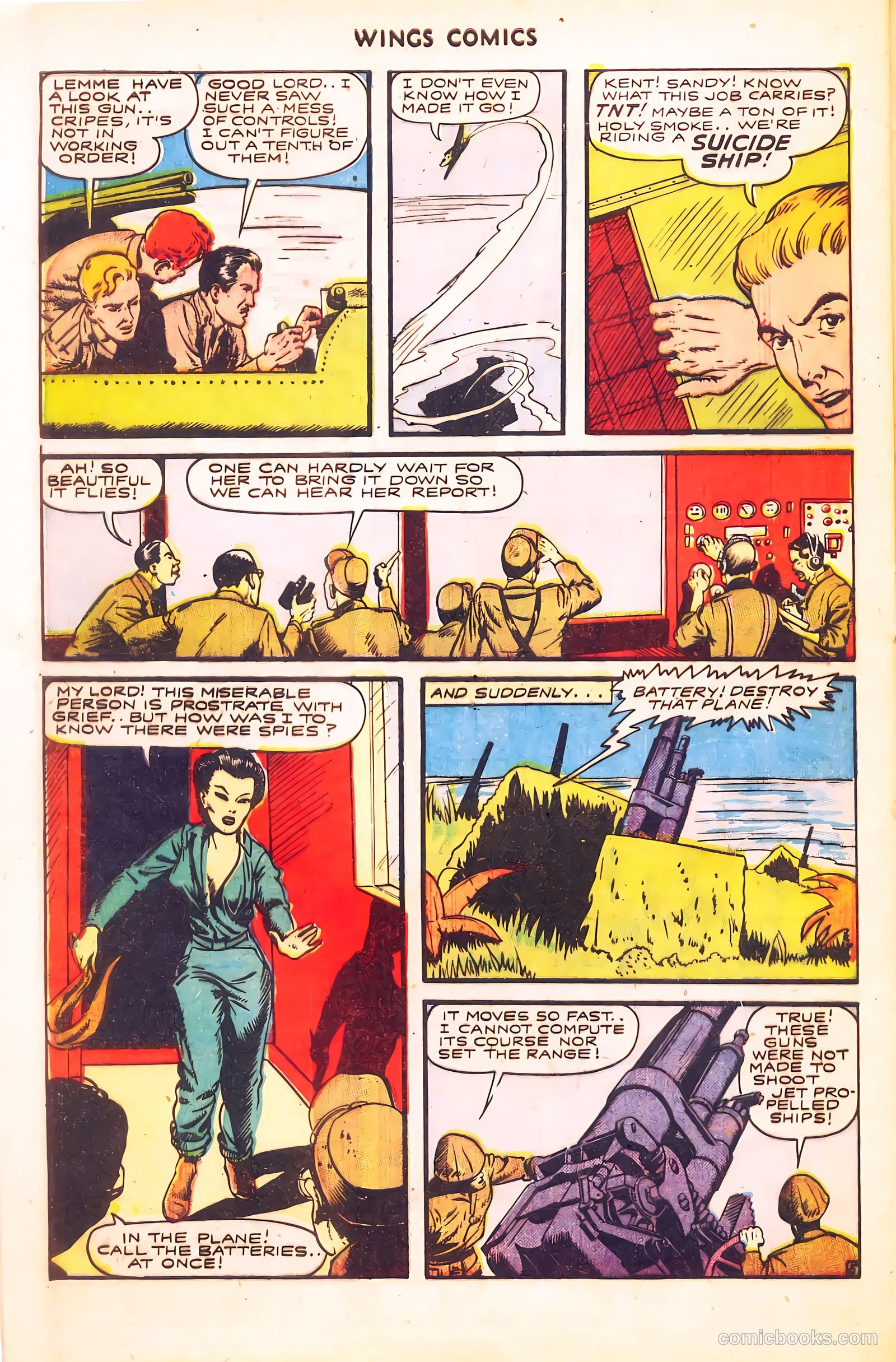 Wings Comics #57 (1945) — page 40 of 53