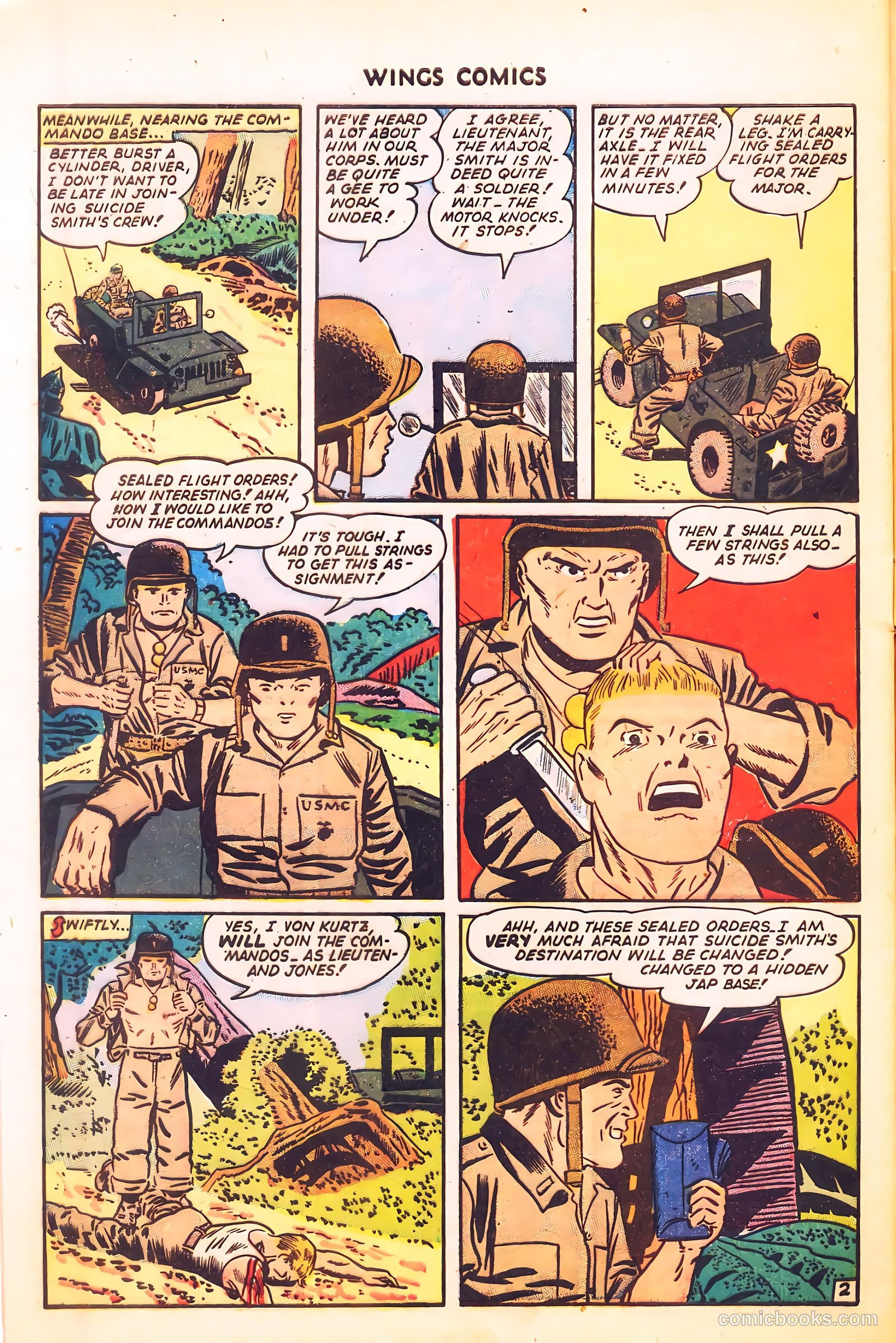 Wings Comics #57 (1945) — page 44 of 53