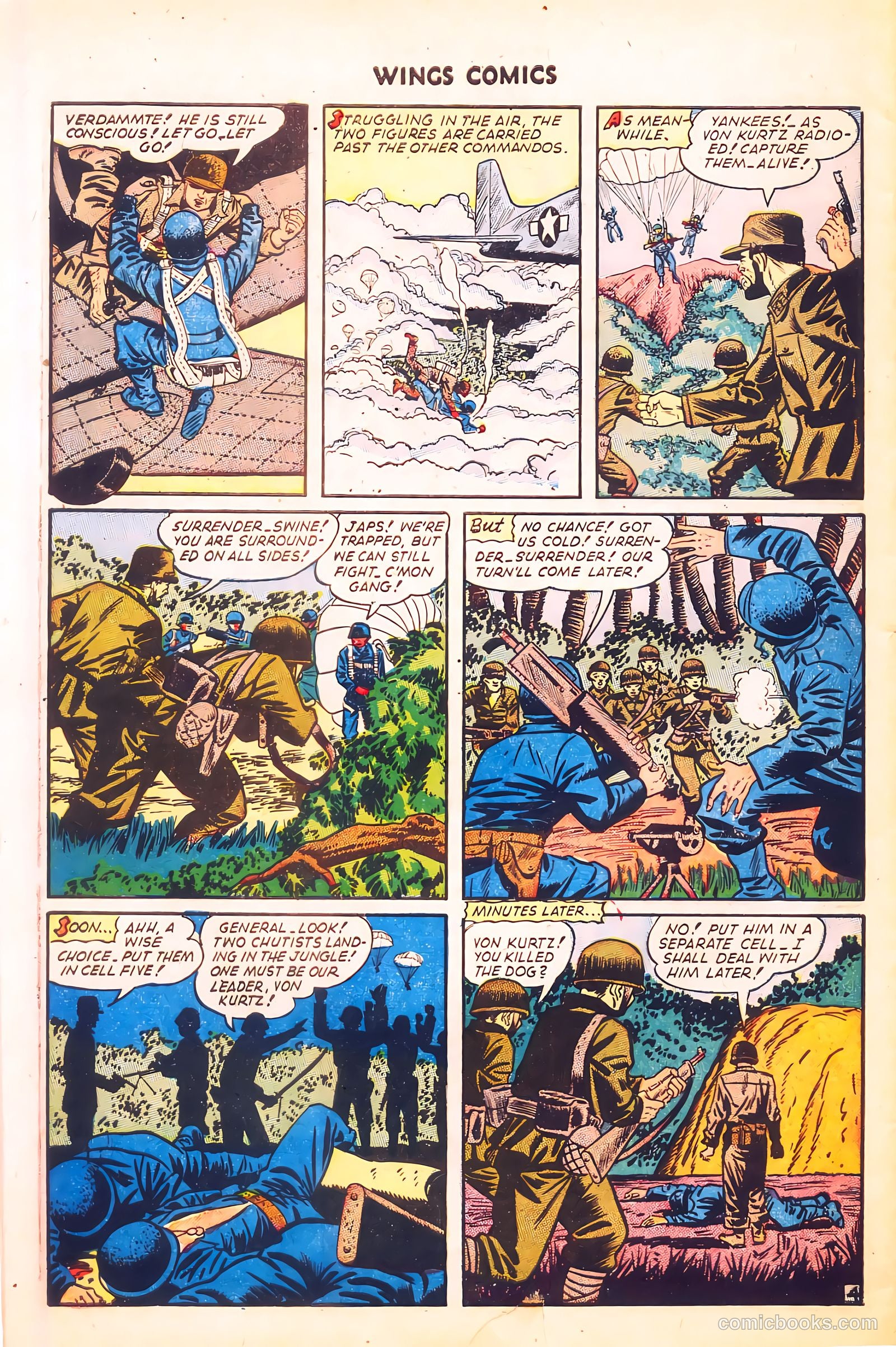 Wings Comics #57 (1945) — page 46 of 53