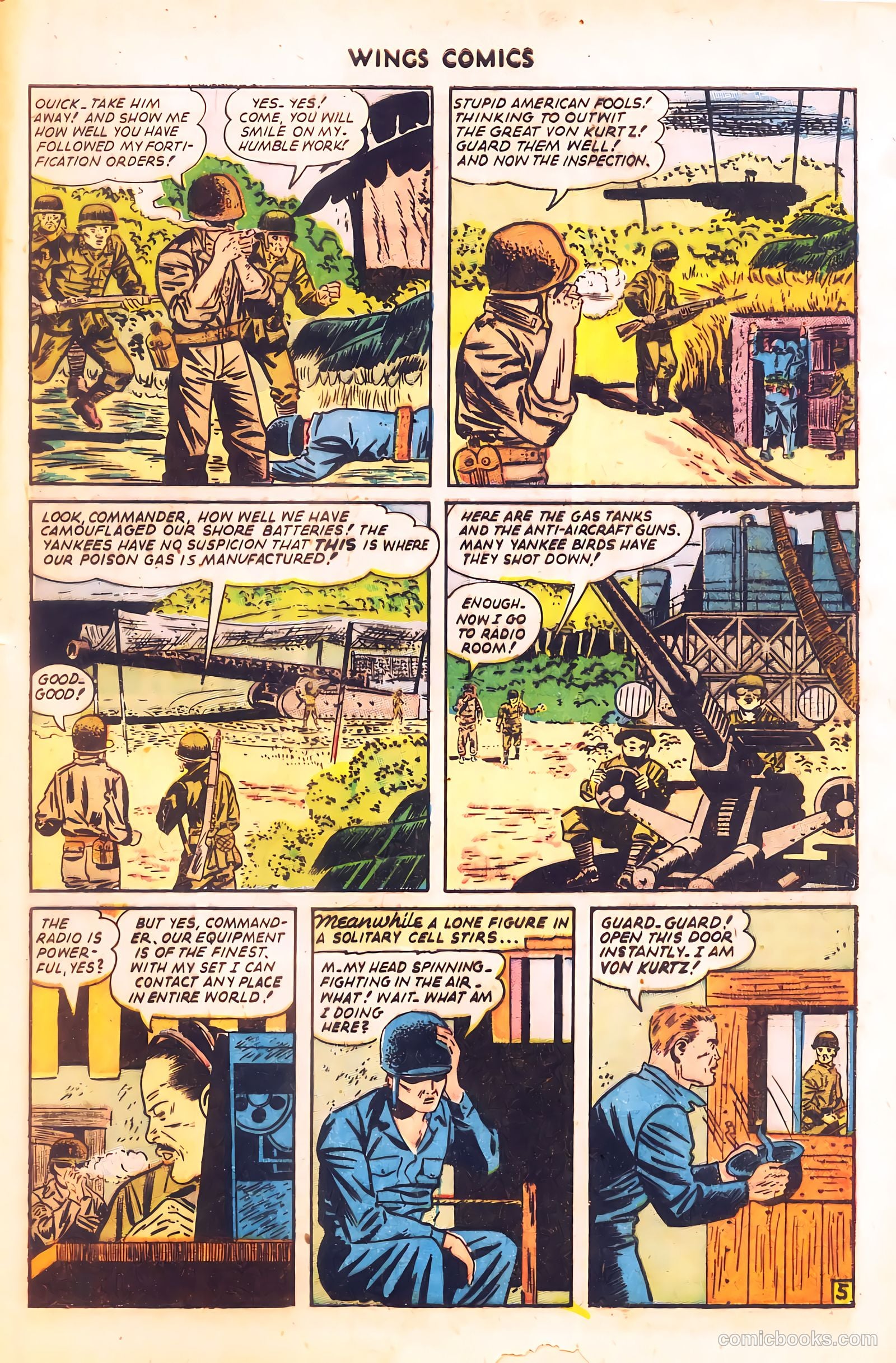 Wings Comics #57 (1945) — page 47 of 53