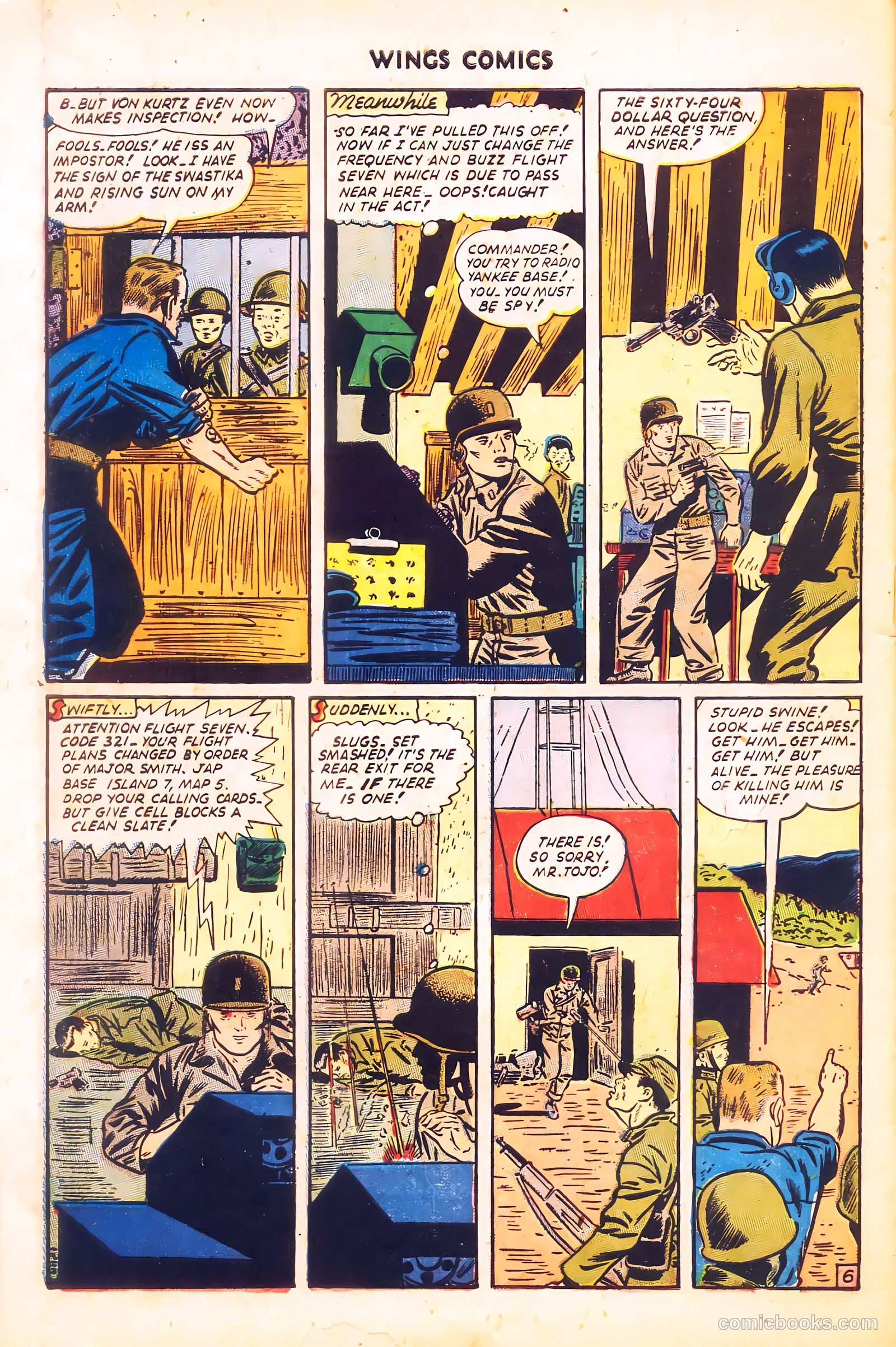 Wings Comics #57 (1945) — page 48 of 53