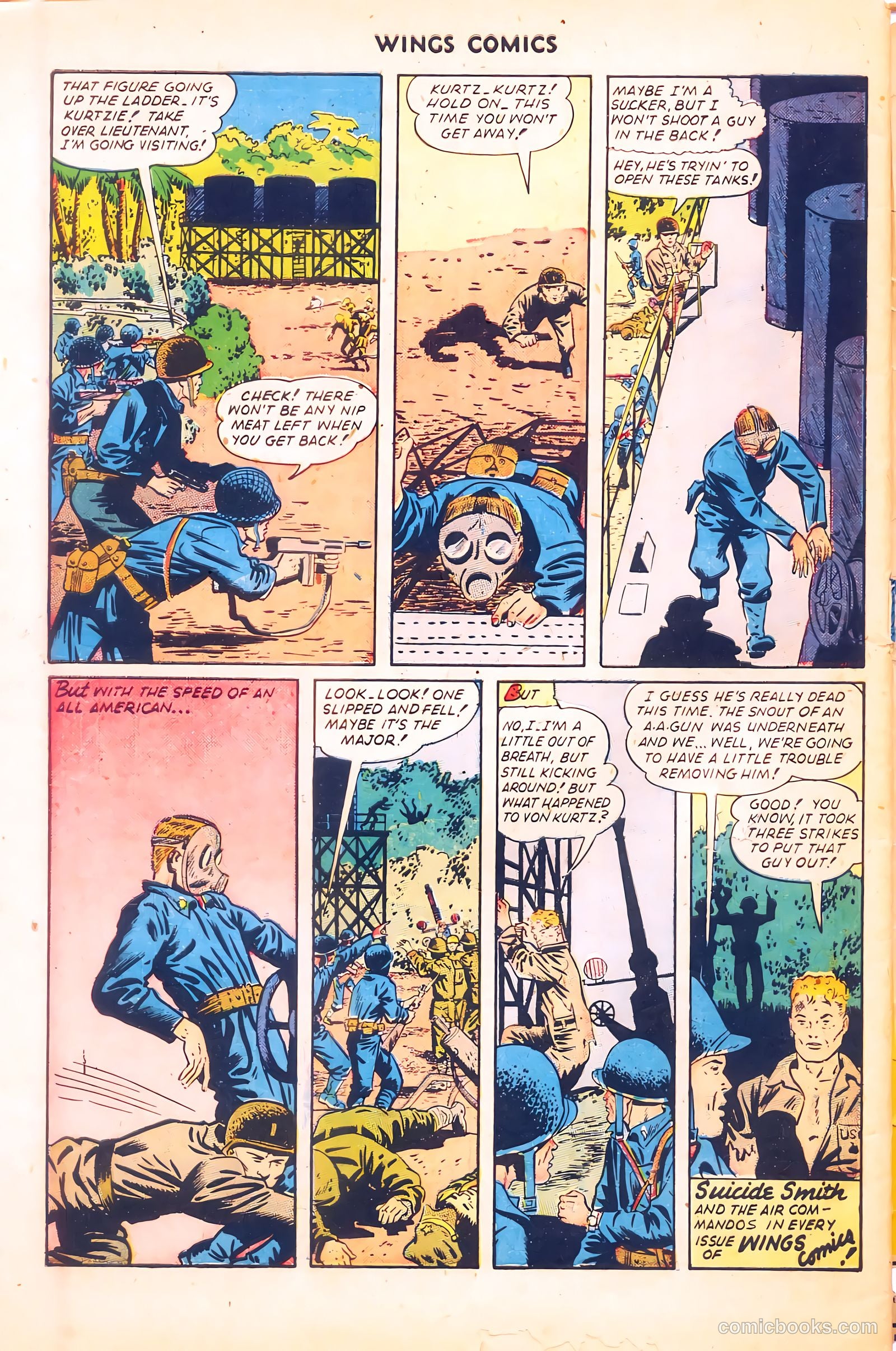 Wings Comics #57 (1945) — page 50 of 53