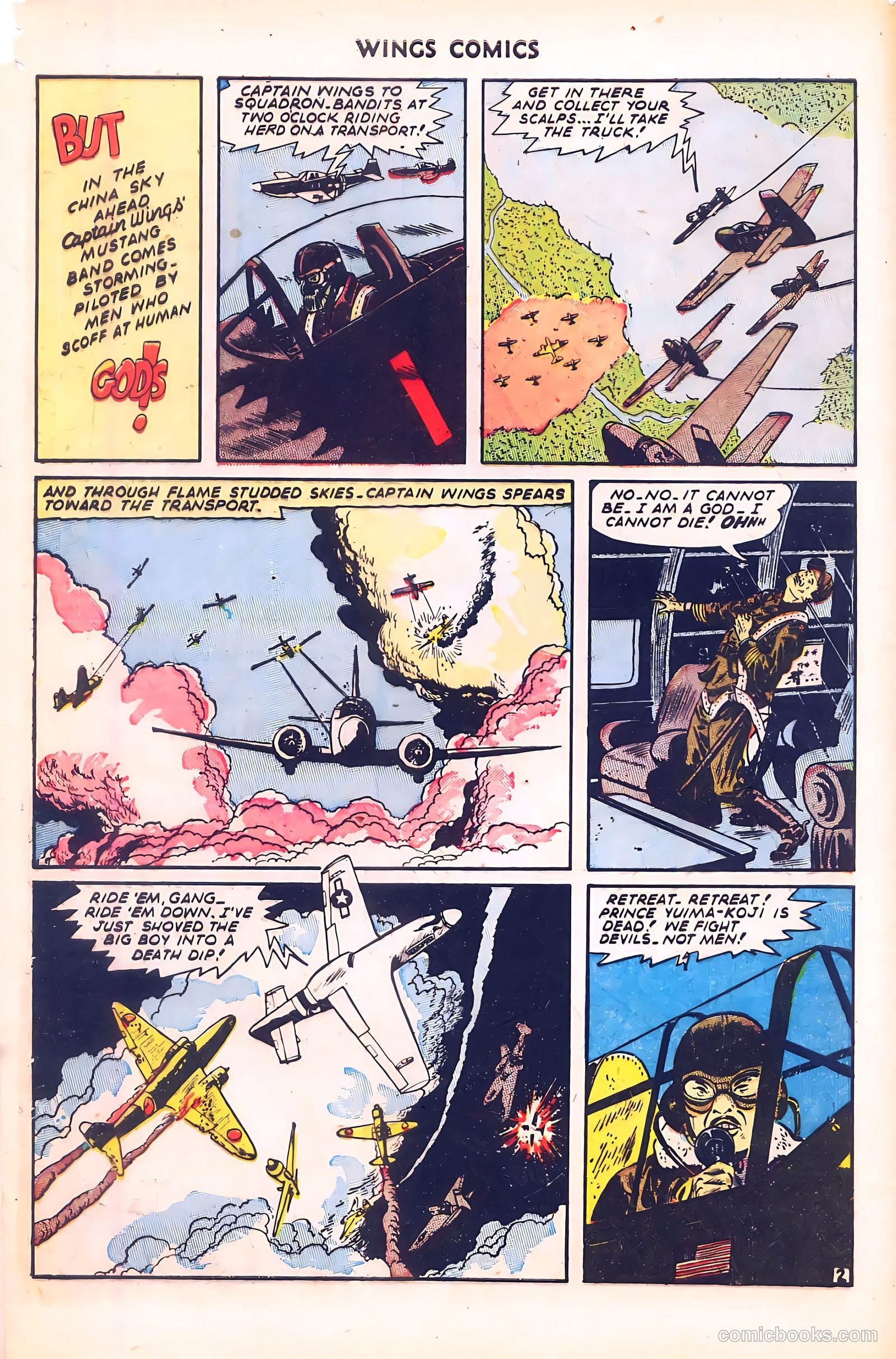 Wings Comics #58 (1945) — page 4 of 52