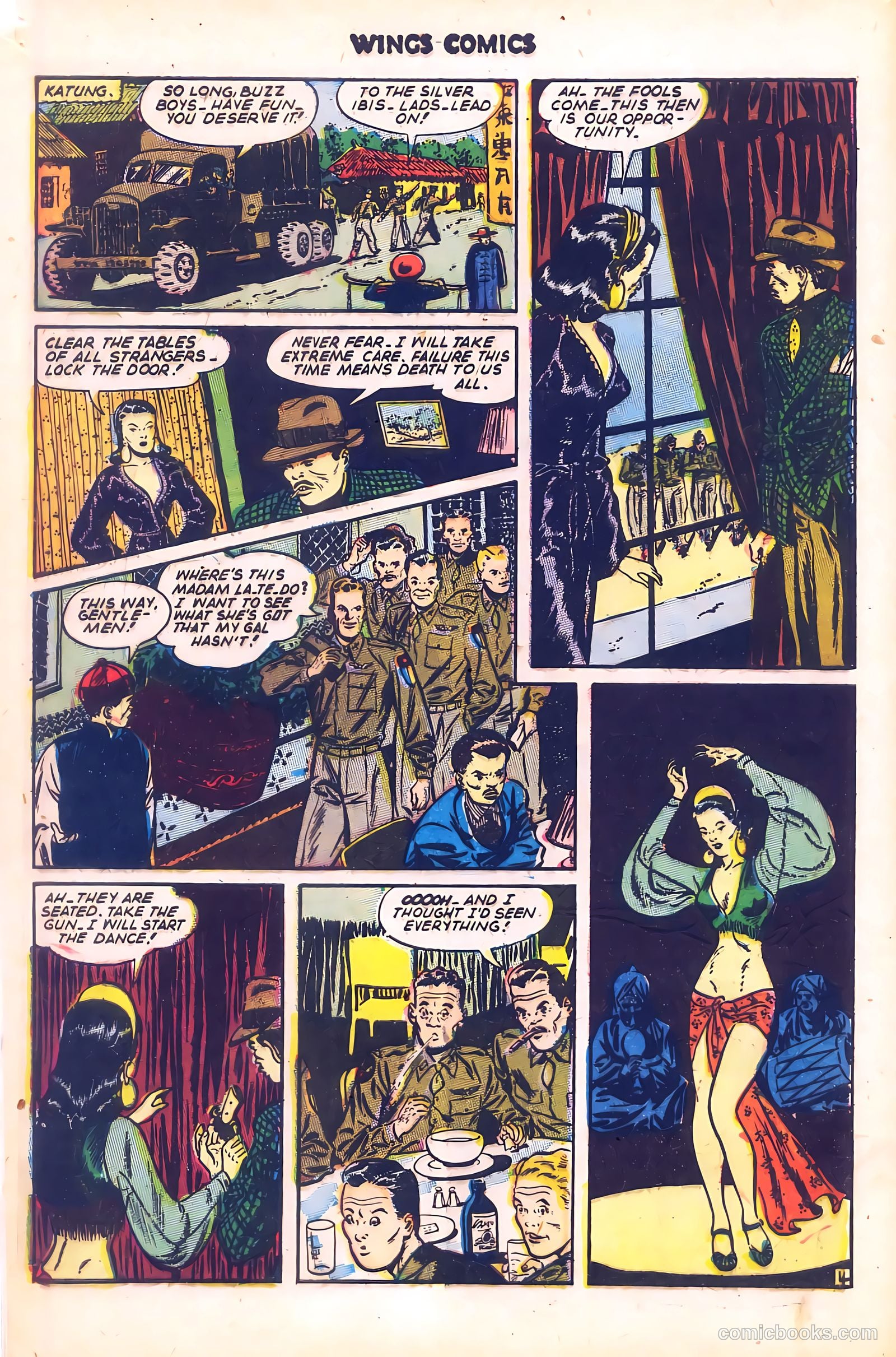 Wings Comics #58 (1945) — page 6 of 52