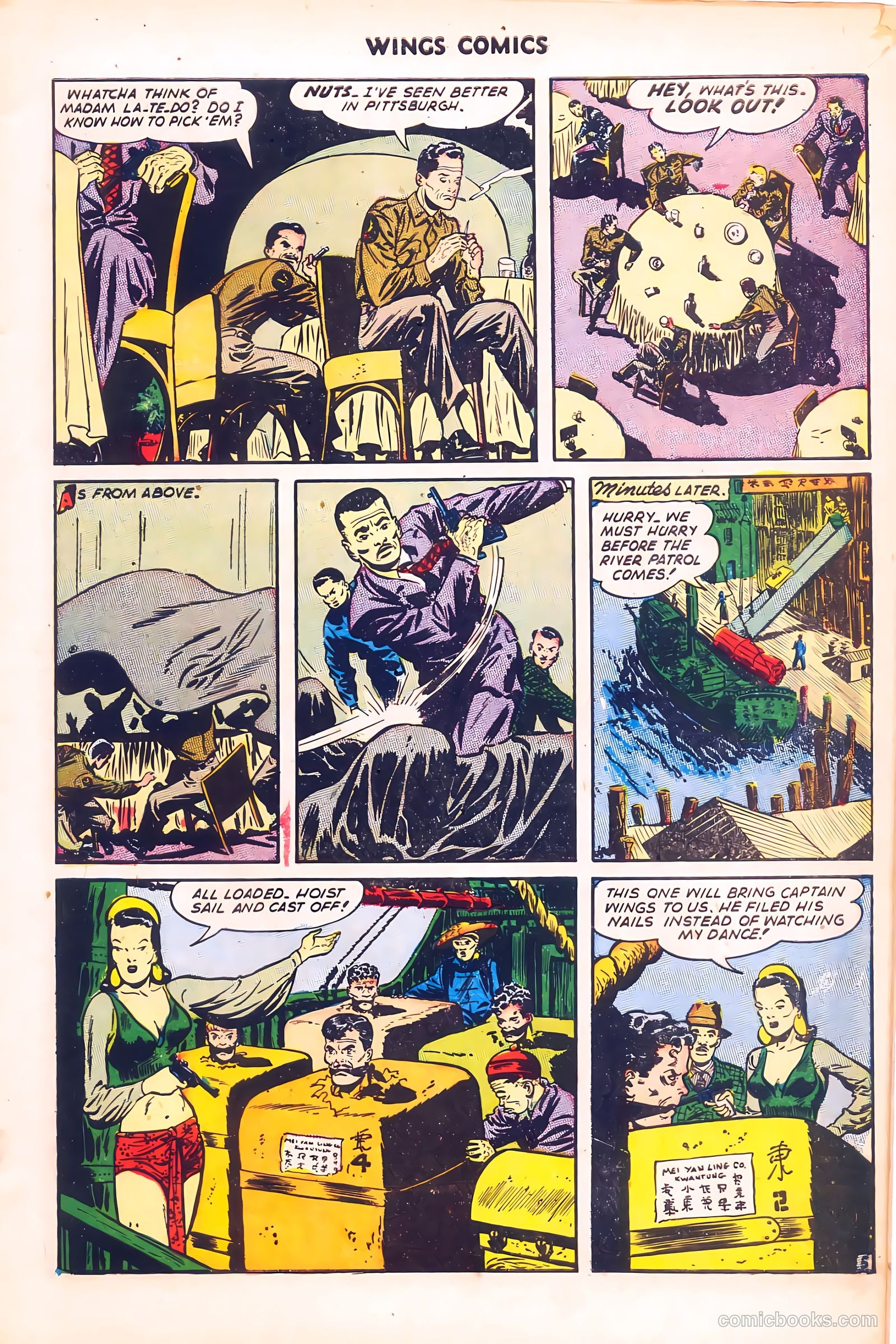 Wings Comics #58 (1945) — page 7 of 52