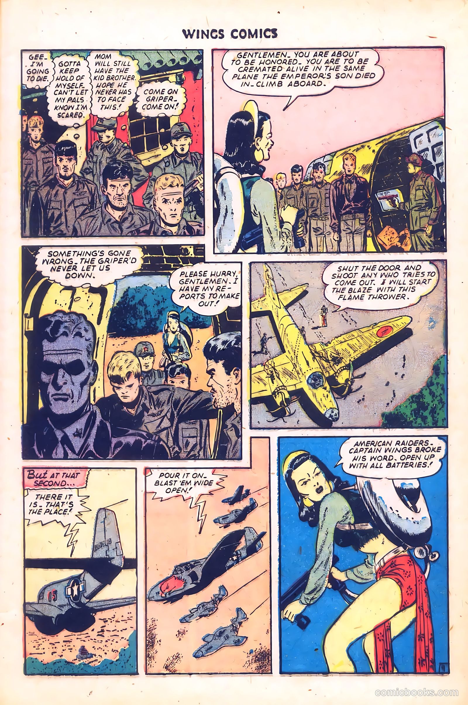 Wings Comics #58 (1945) — page 11 of 52