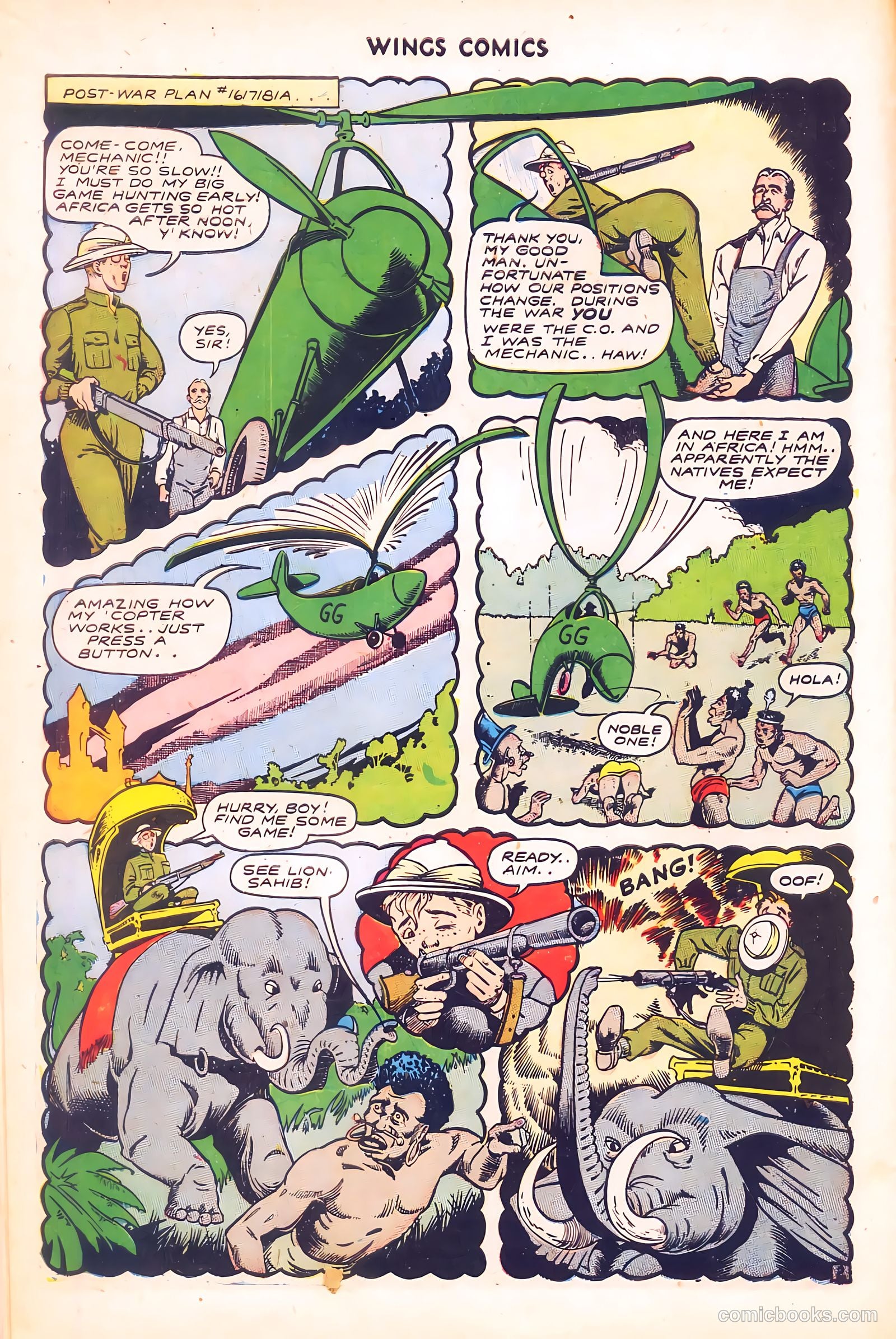 Wings Comics #58 (1945) — page 14 of 52