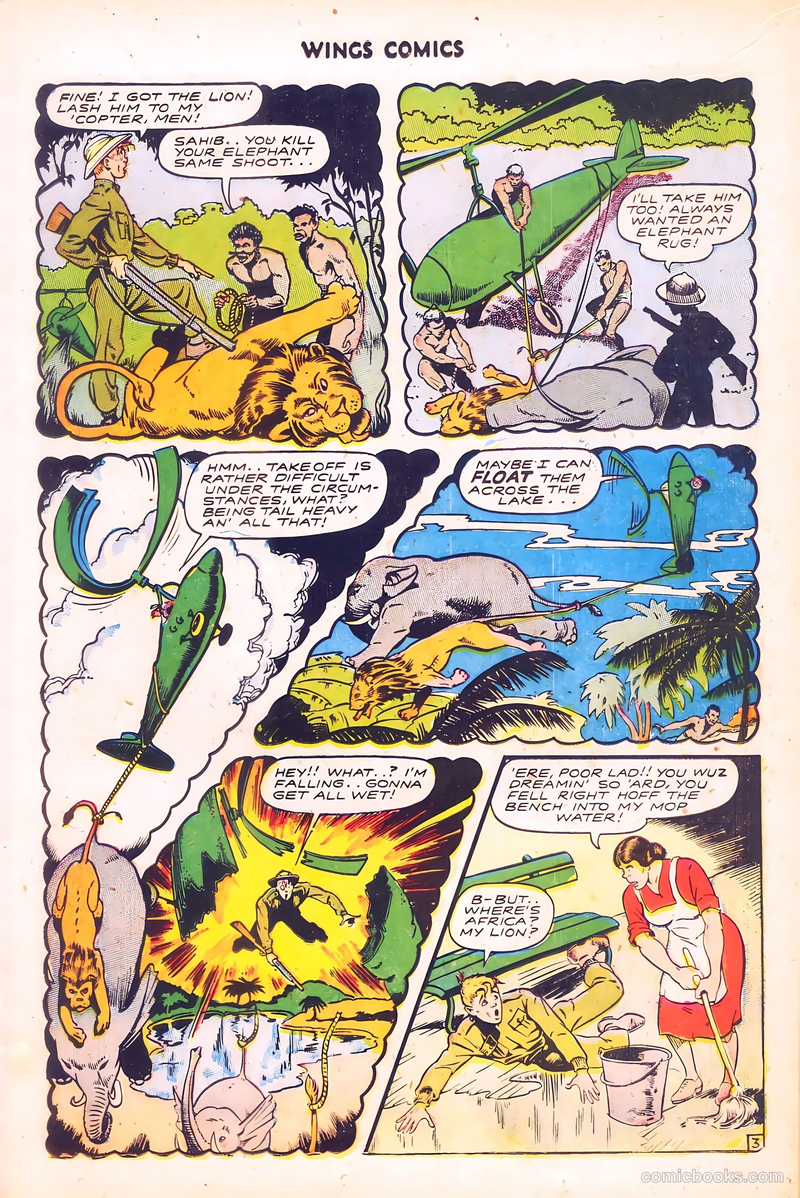 Wings Comics #58 (1945) — page 15 of 52