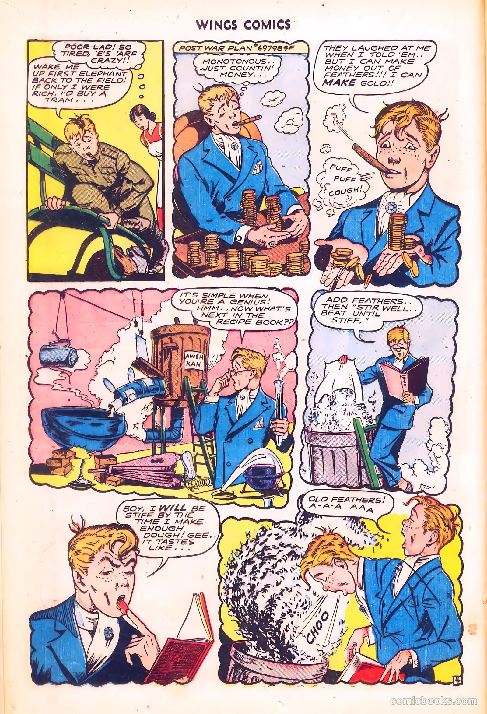 Wings Comics #58 (1945) — page 16 of 52