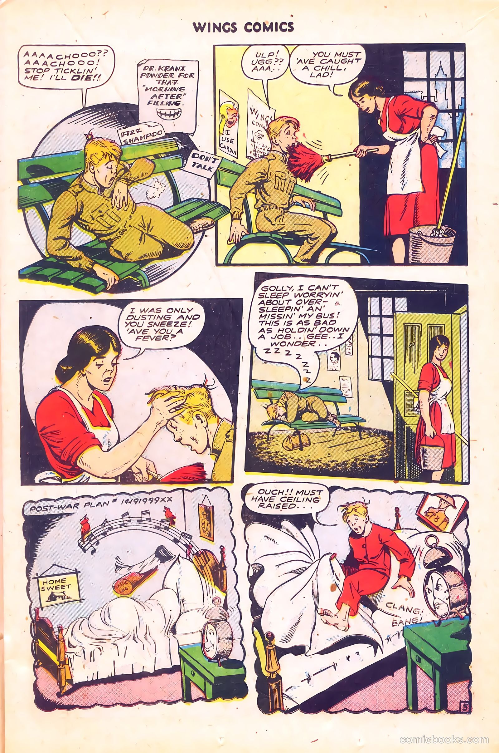 Wings Comics #58 (1945) — page 17 of 52