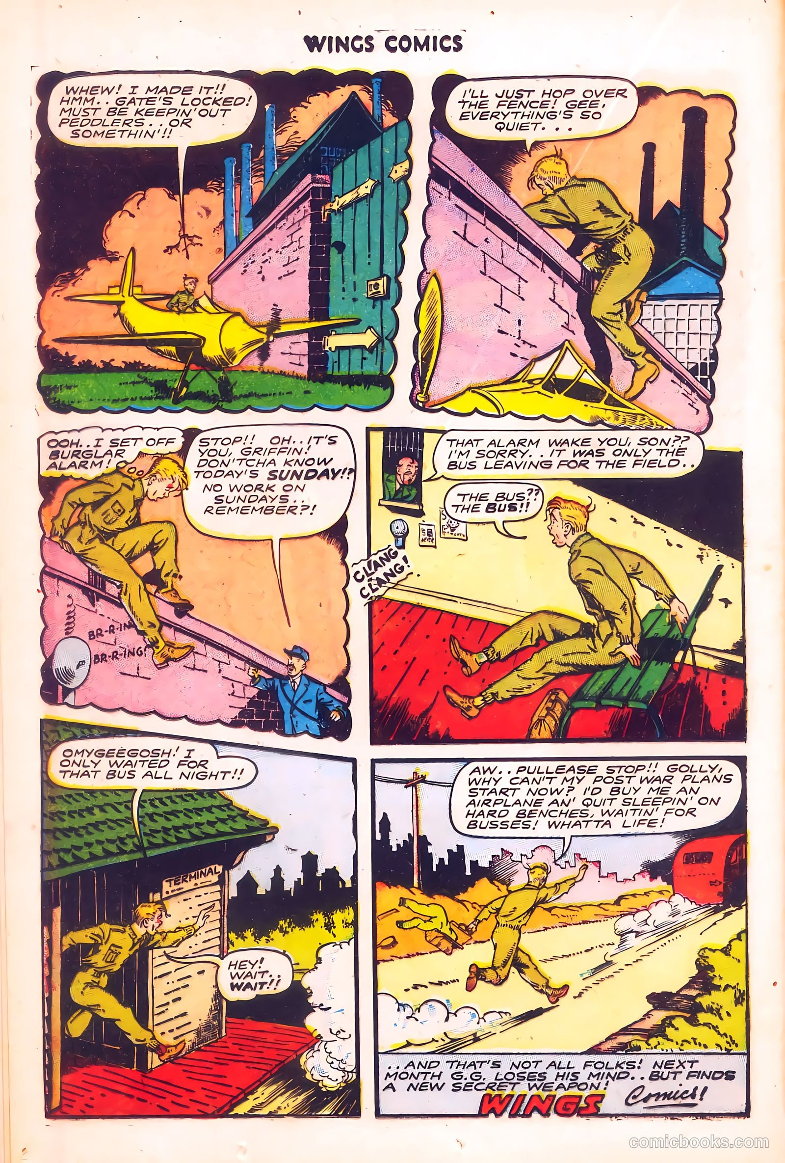 Wings Comics #58 (1945) — page 20 of 52