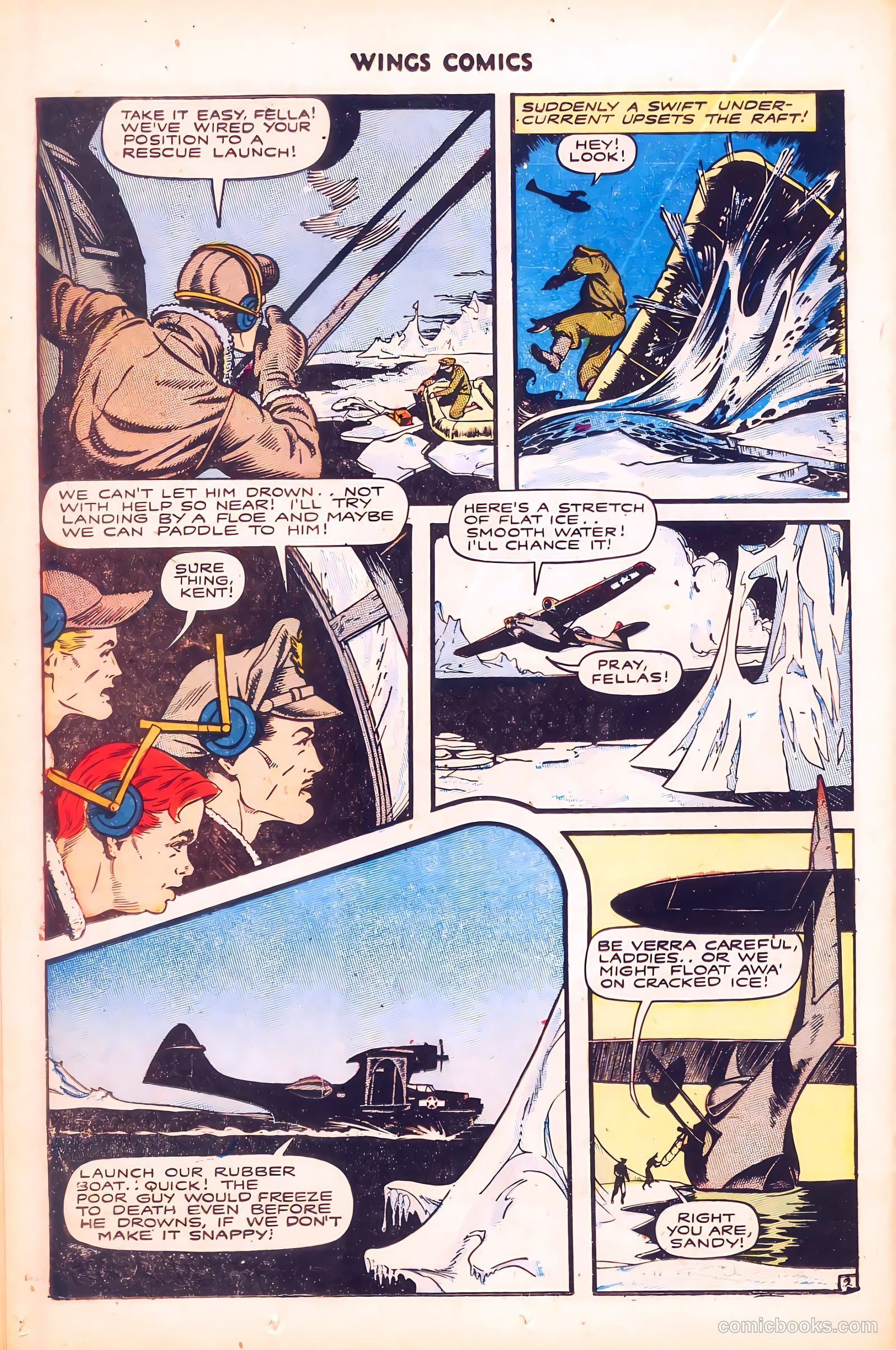 Wings Comics #58 (1945) — page 22 of 52