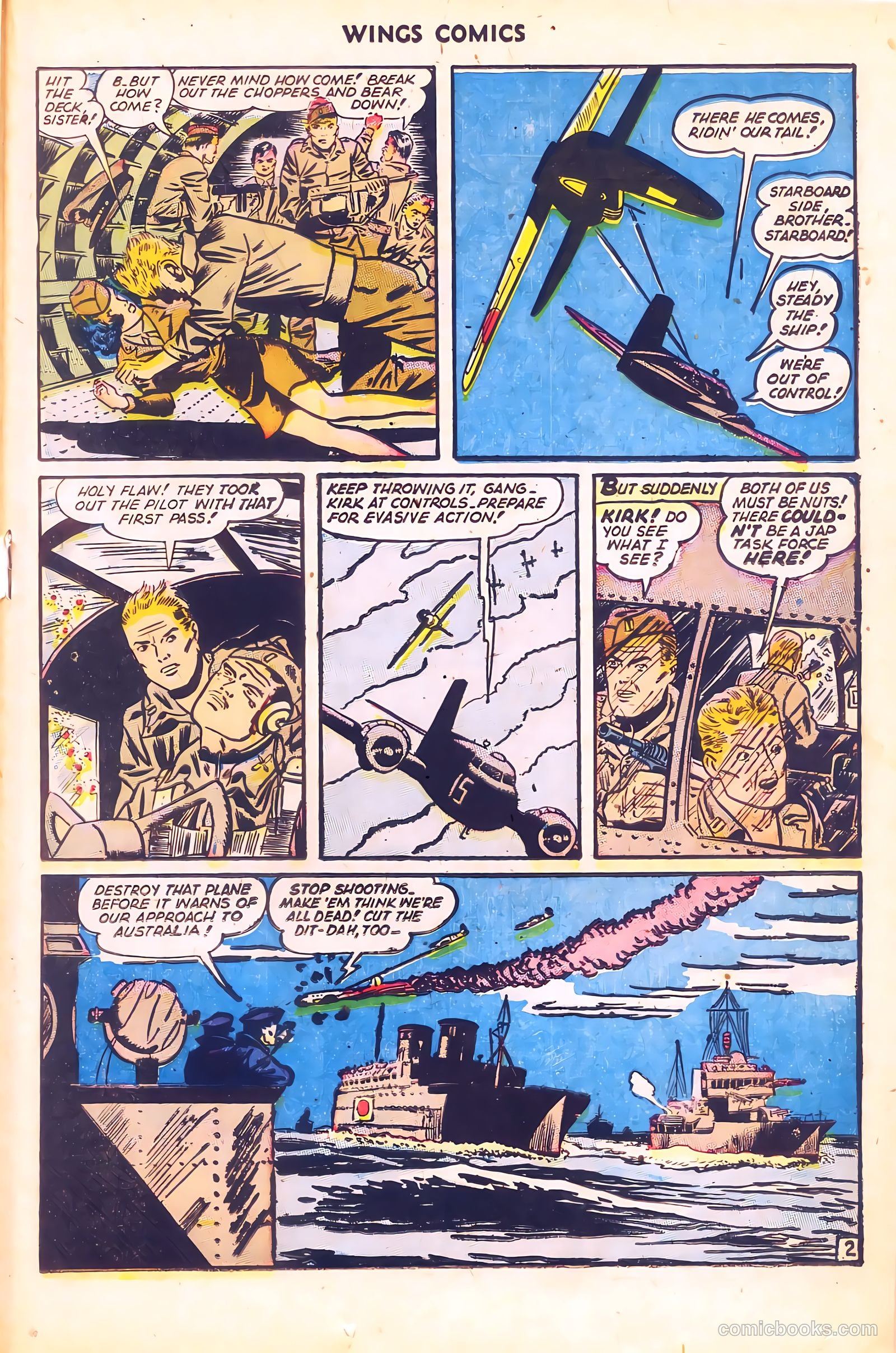 Wings Comics #58 (1945) — page 29 of 52