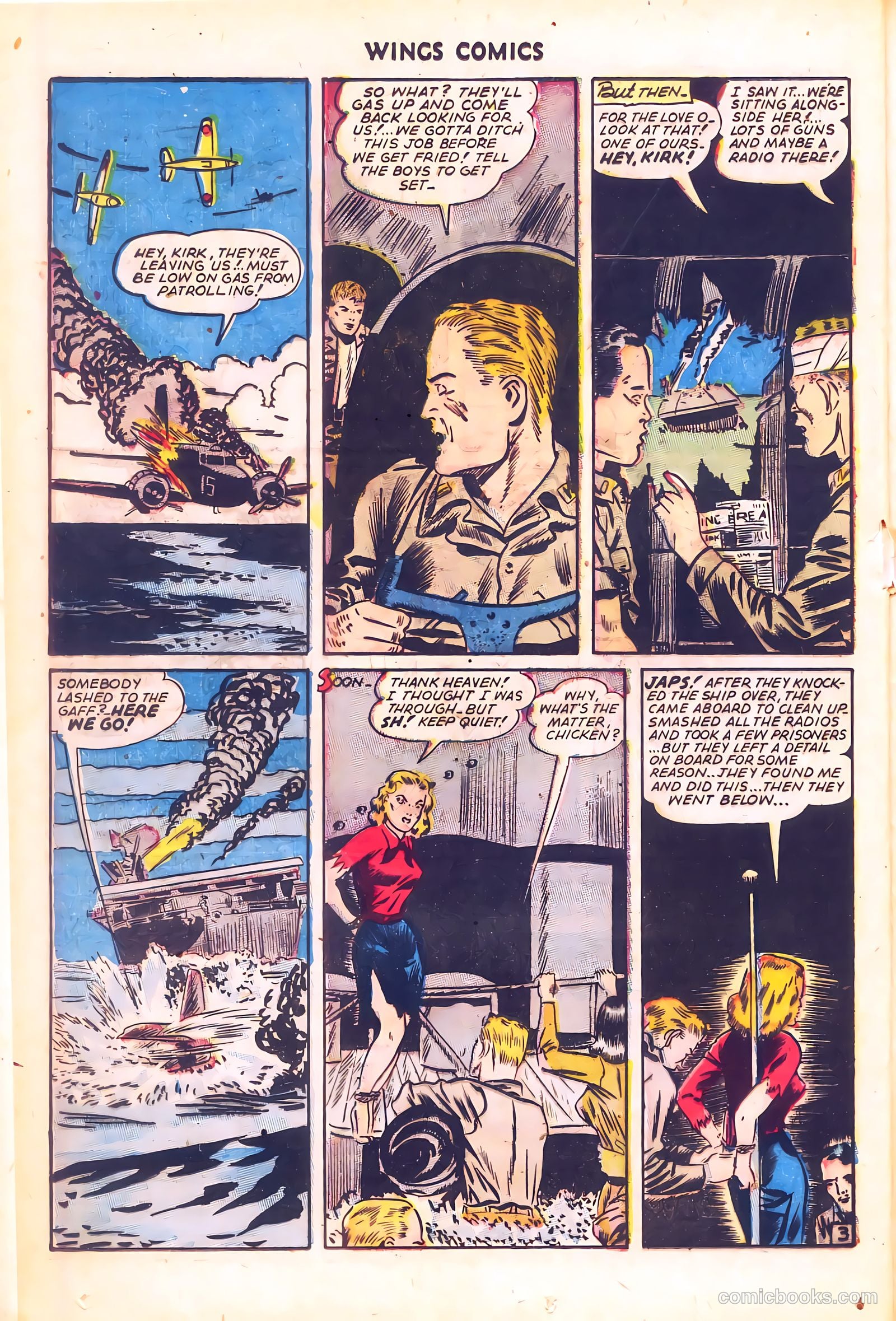 Wings Comics #58 (1945) — page 30 of 52