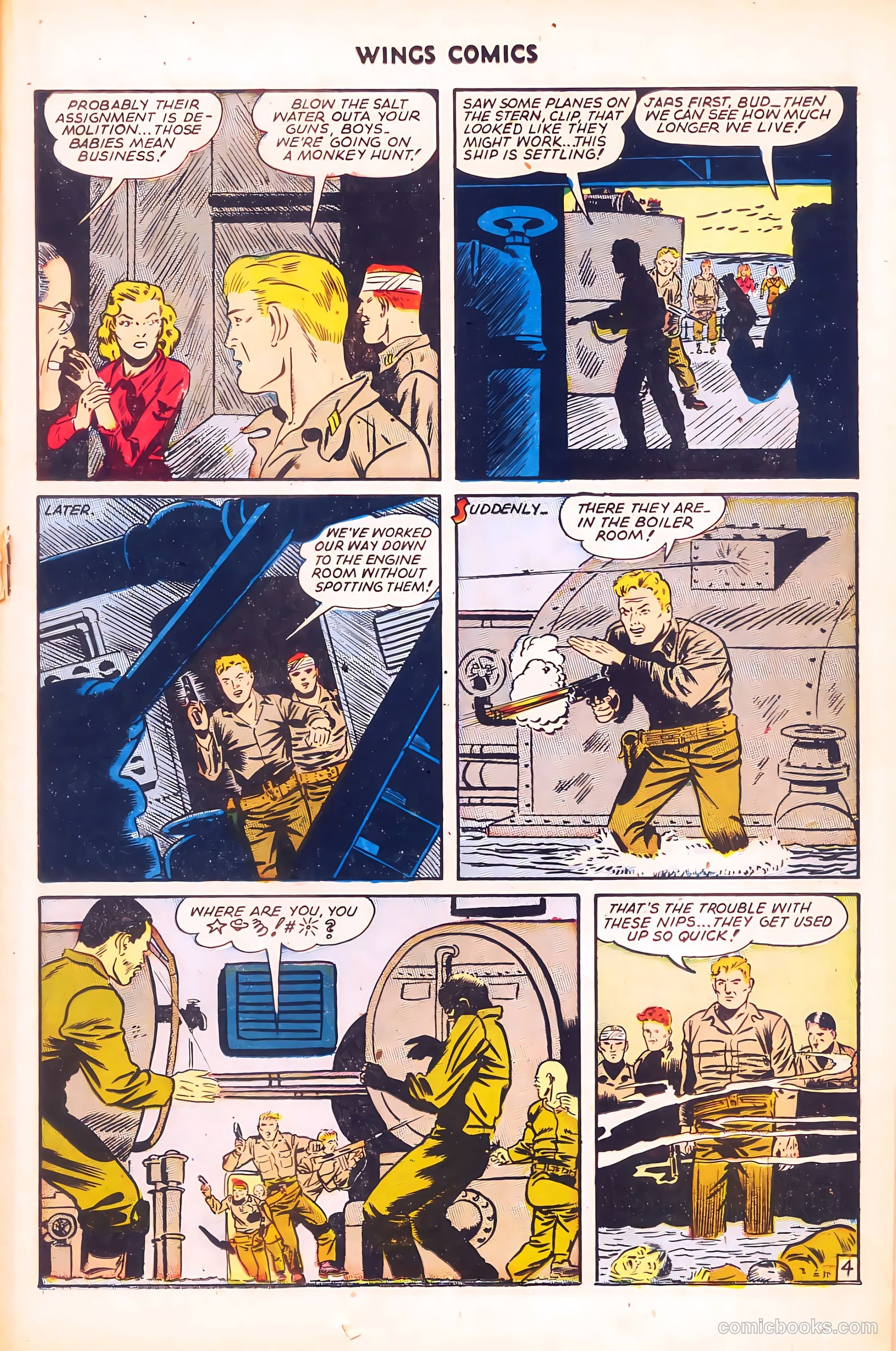 Wings Comics #58 (1945) — page 31 of 52