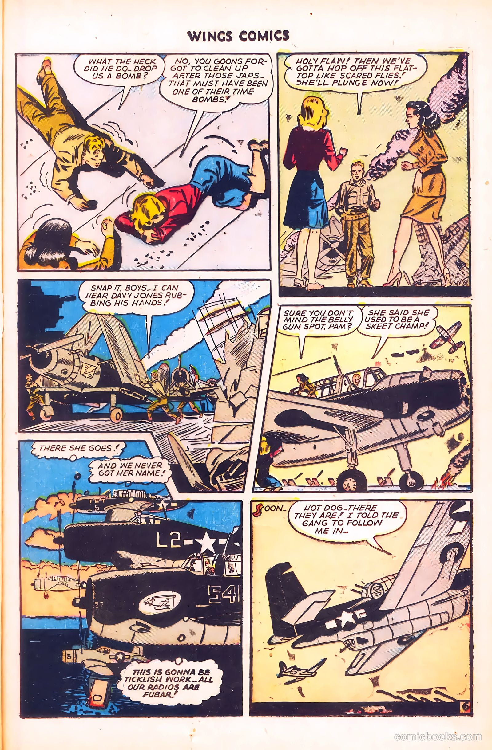 Wings Comics #58 (1945) — page 33 of 52