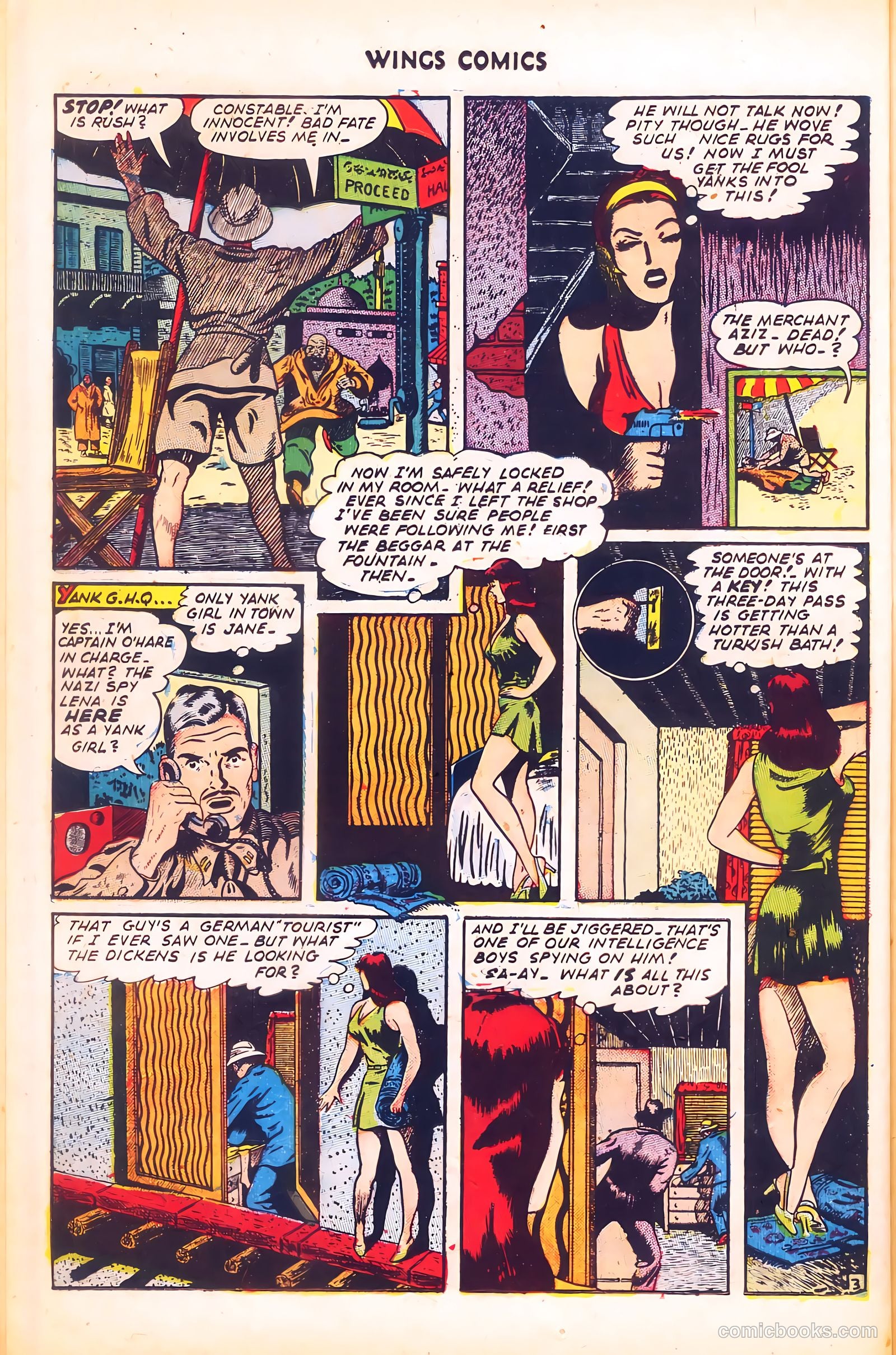 Wings Comics #58 (1945) — page 38 of 52