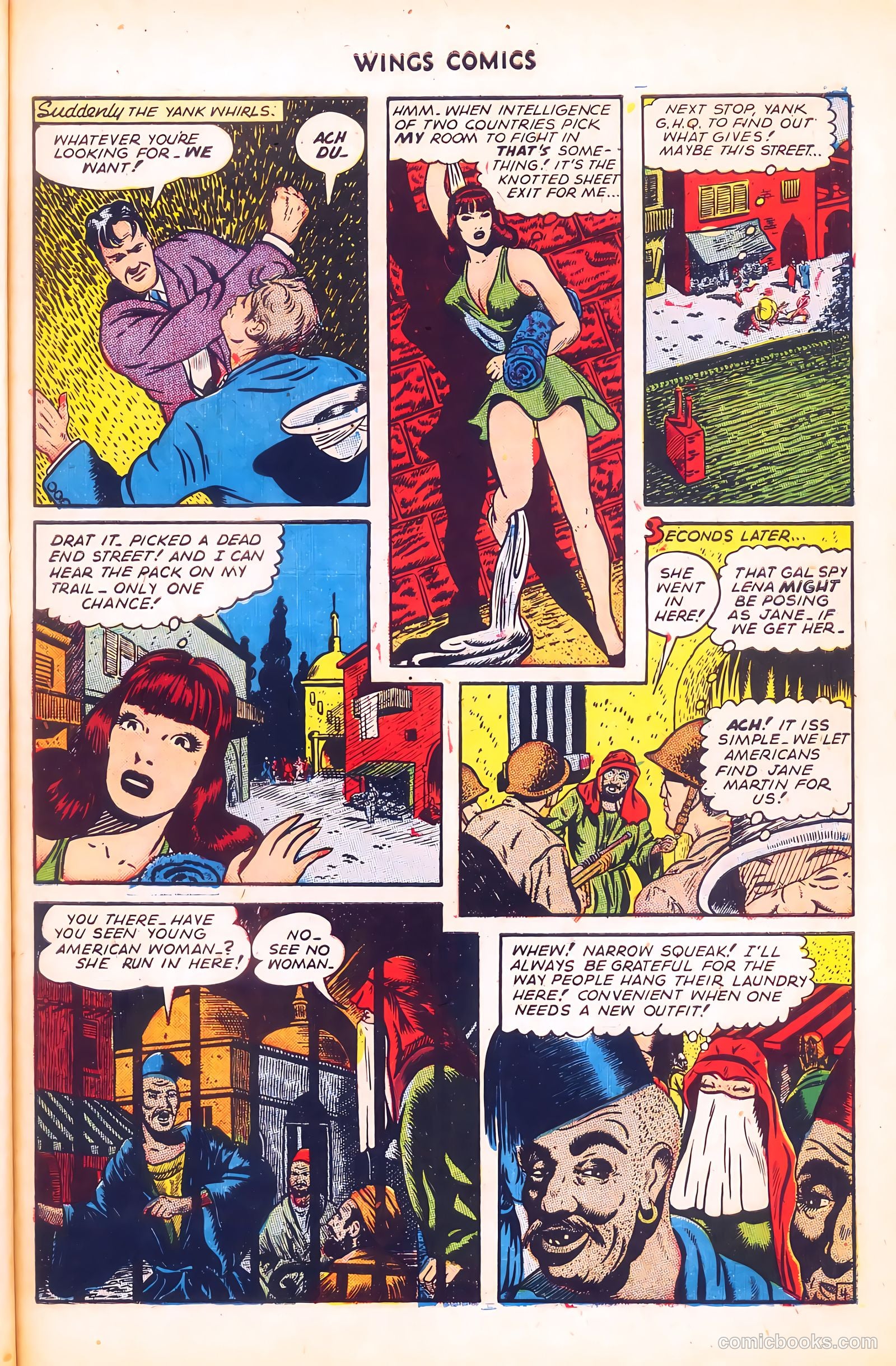 Wings Comics #58 (1945) — page 39 of 52