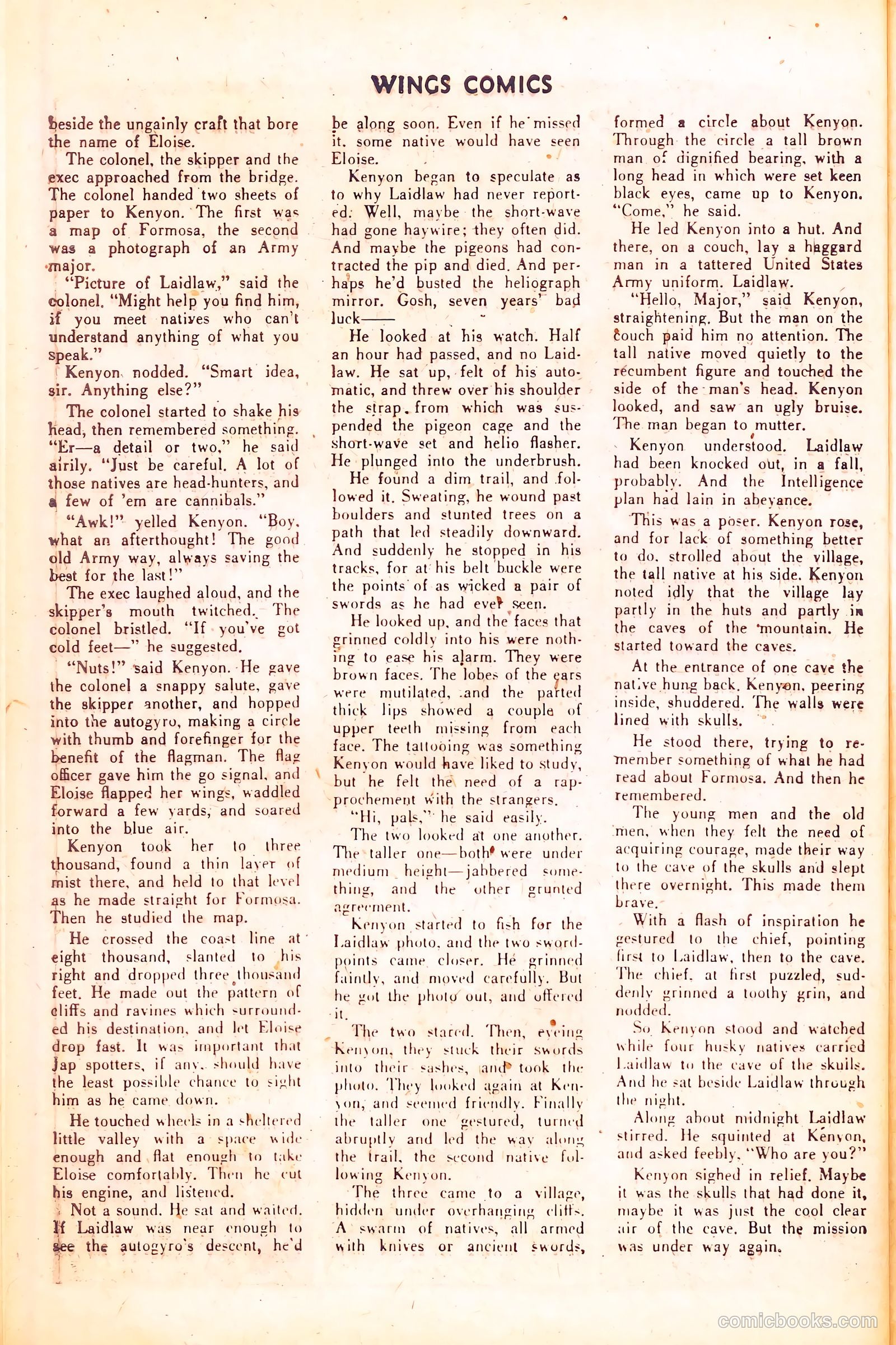 Wings Comics #58 (1945) — page 42 of 52