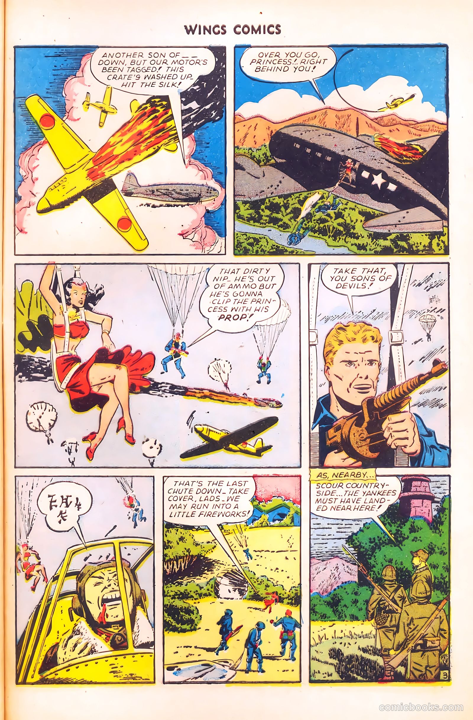Wings Comics #58 (1945) — page 45 of 52