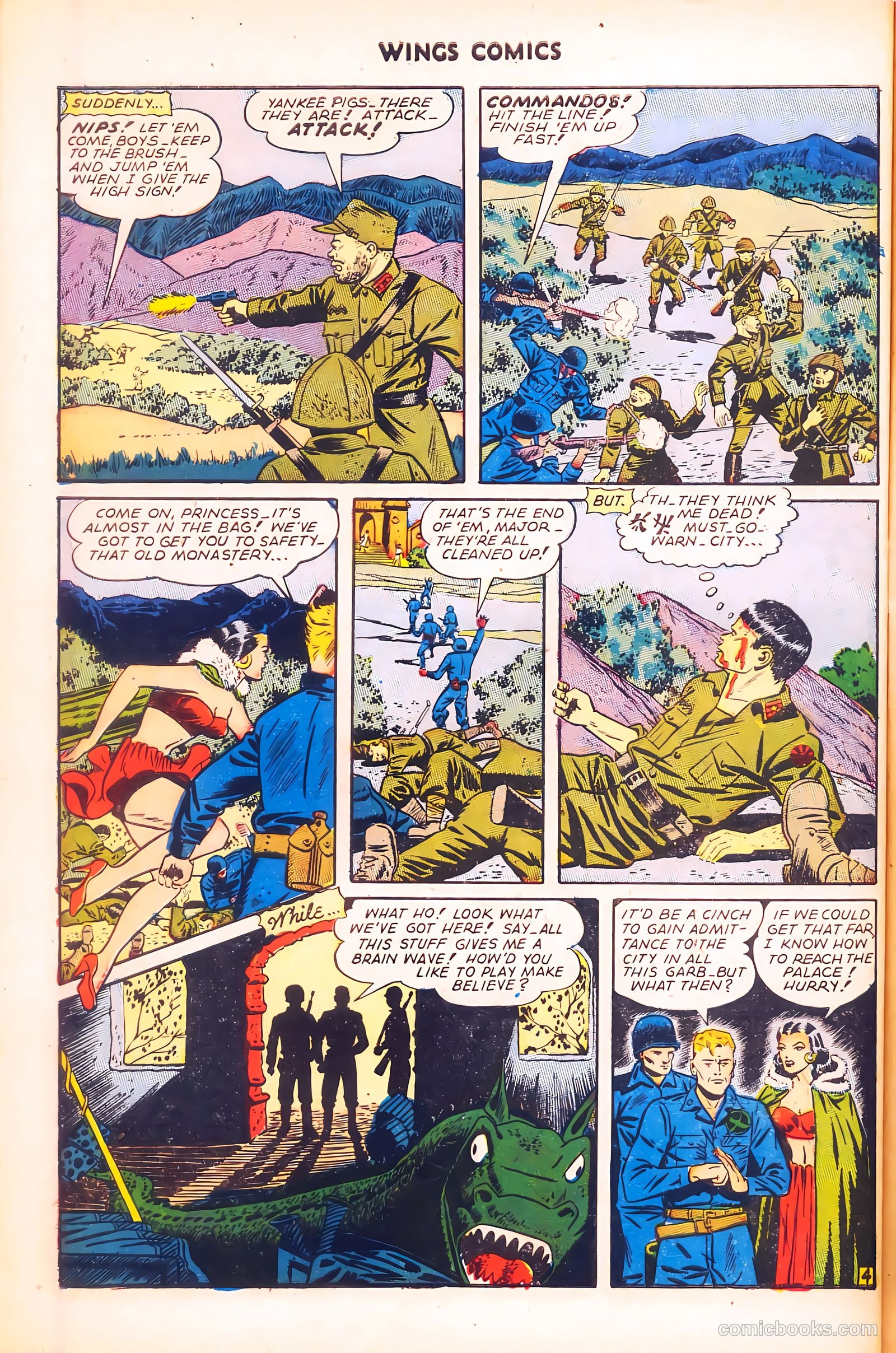 Wings Comics #58 (1945) — page 46 of 52