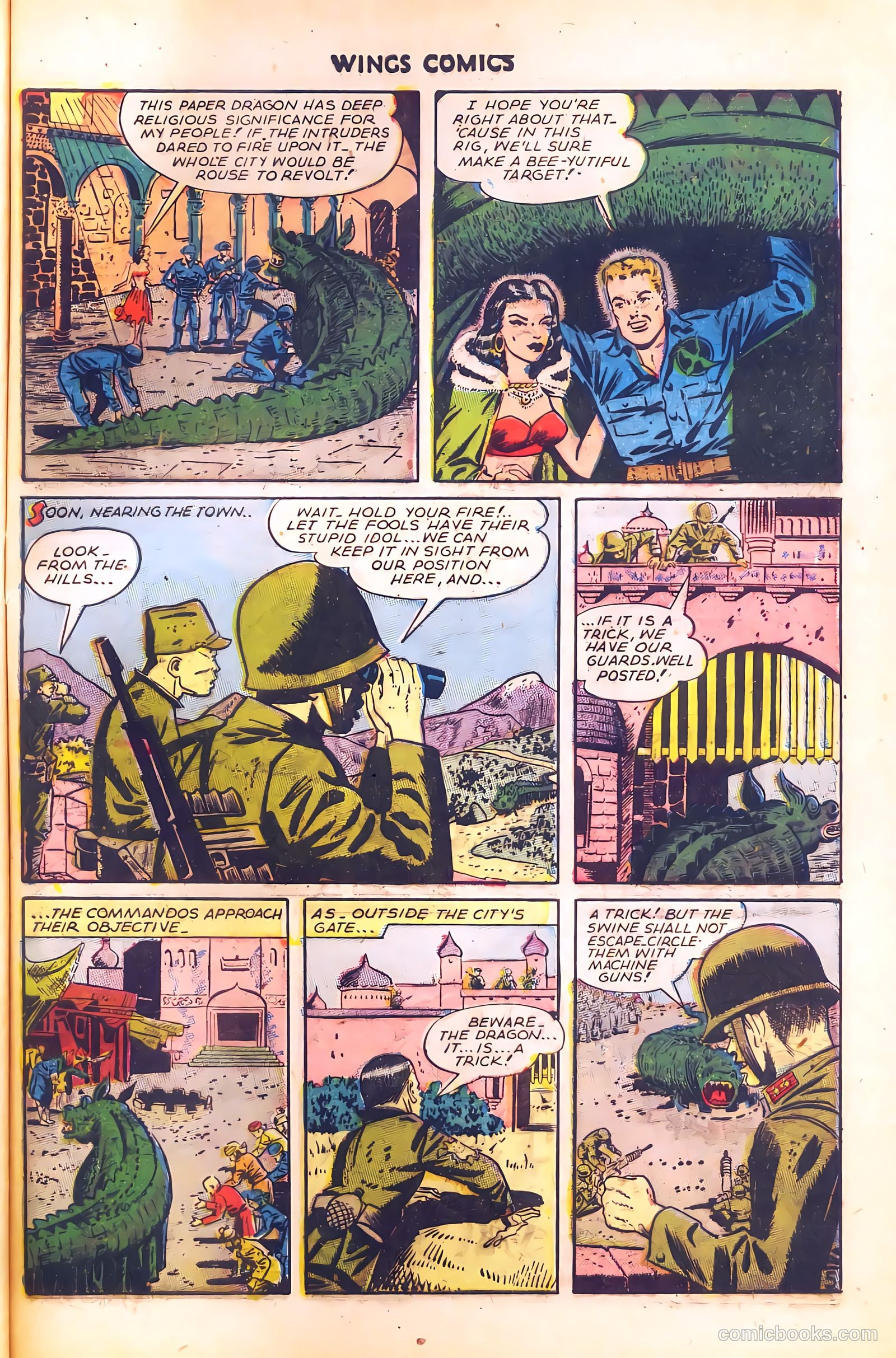 Wings Comics #58 (1945) — page 47 of 52