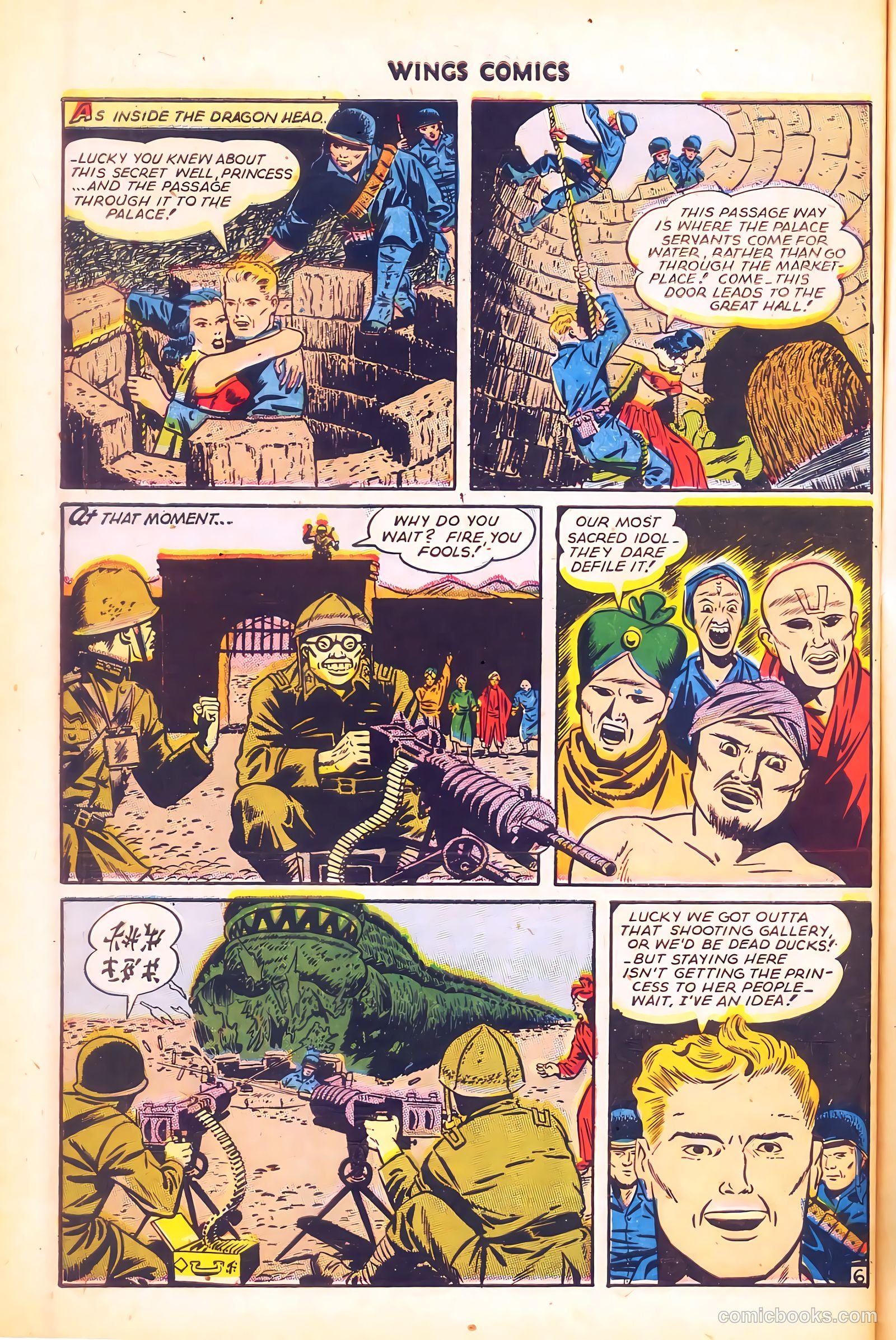 Wings Comics #58 (1945) — page 48 of 52