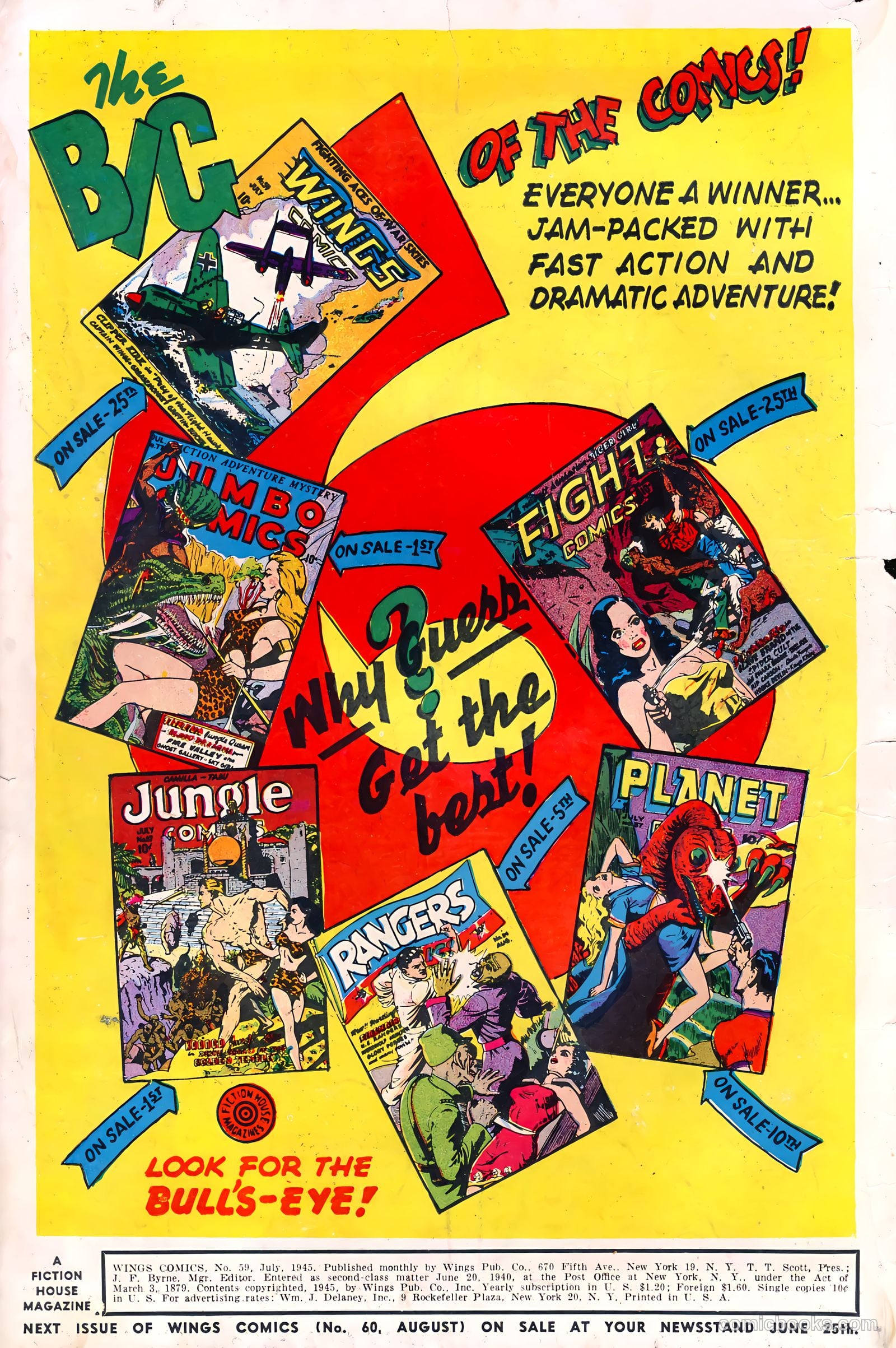 Wings Comics #59 (1945) — page 2 of 52