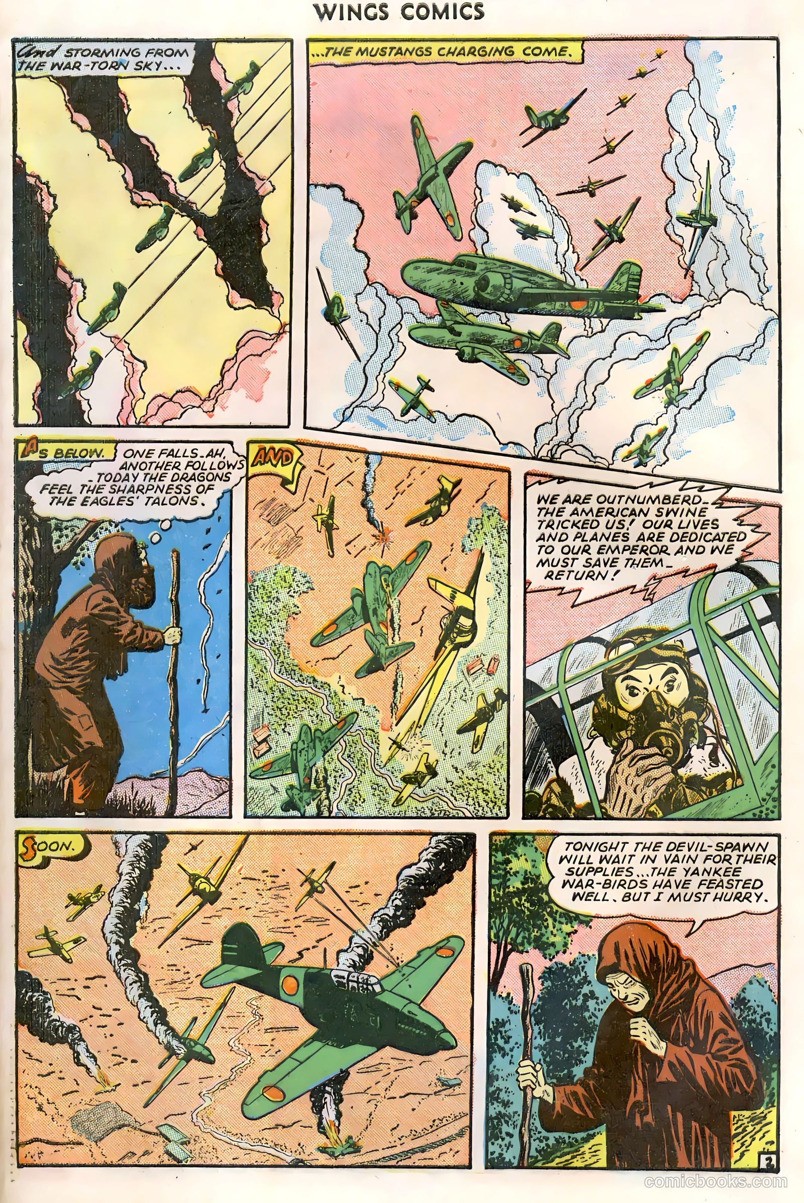 Wings Comics #59 (1945) — page 4 of 52
