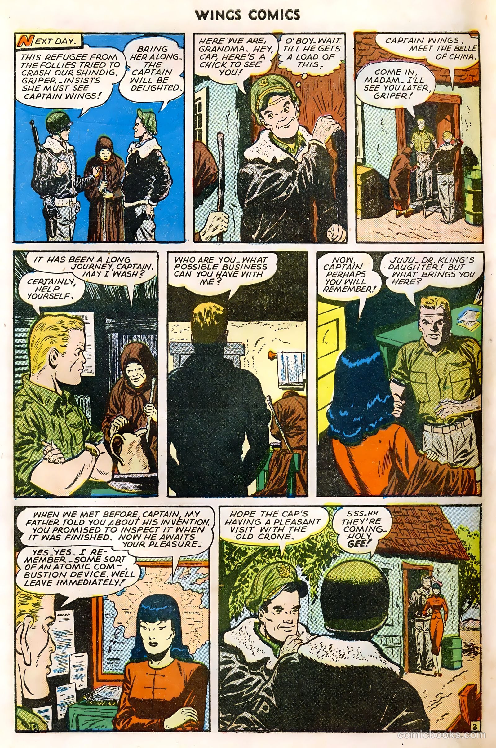 Wings Comics #59 (1945) — page 5 of 52