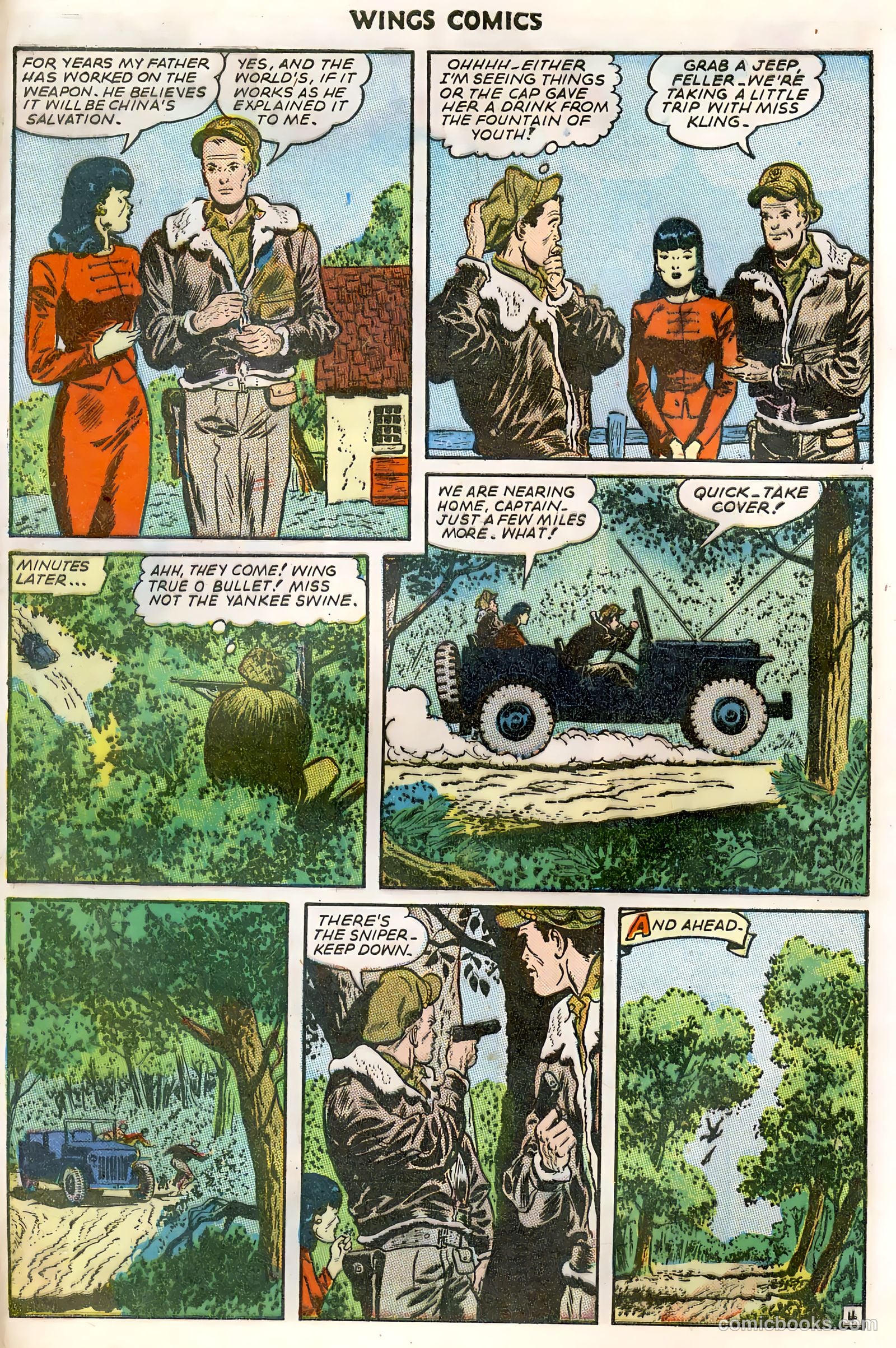 Wings Comics #59 (1945) — page 6 of 52