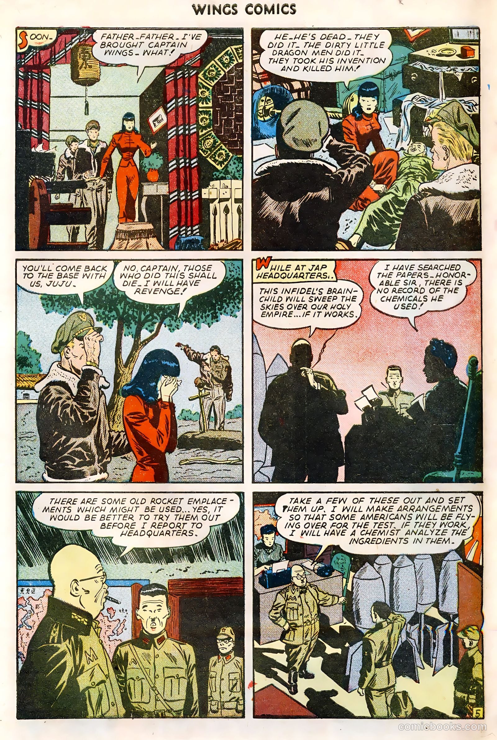 Wings Comics #59 (1945) — page 7 of 52
