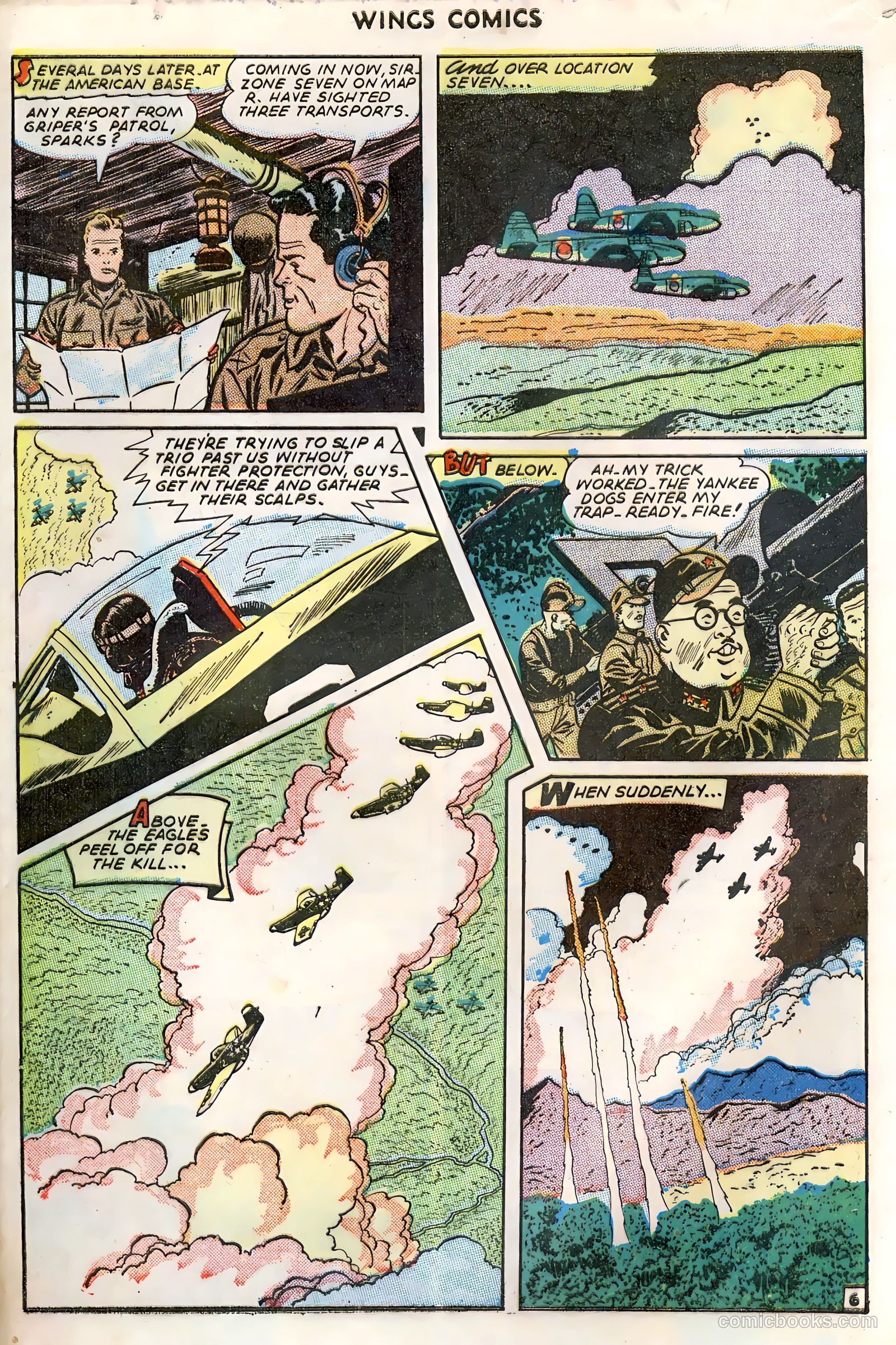 Wings Comics #59 (1945) — page 8 of 52